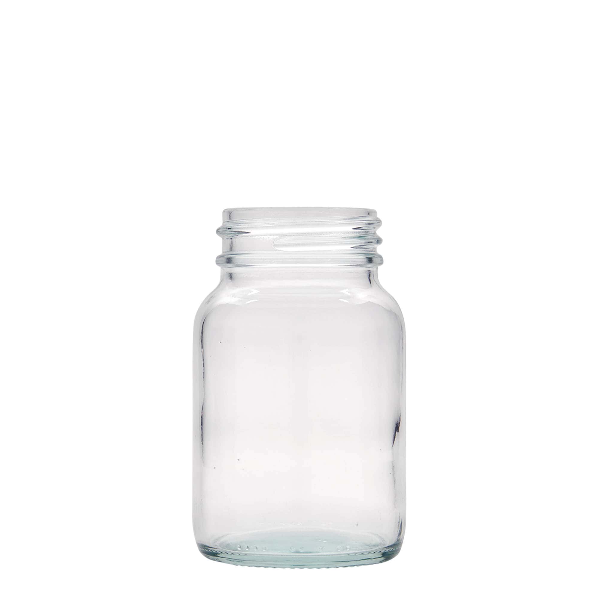 250 ml Geniş ağızlı cam, ağız çapı: DIN 55