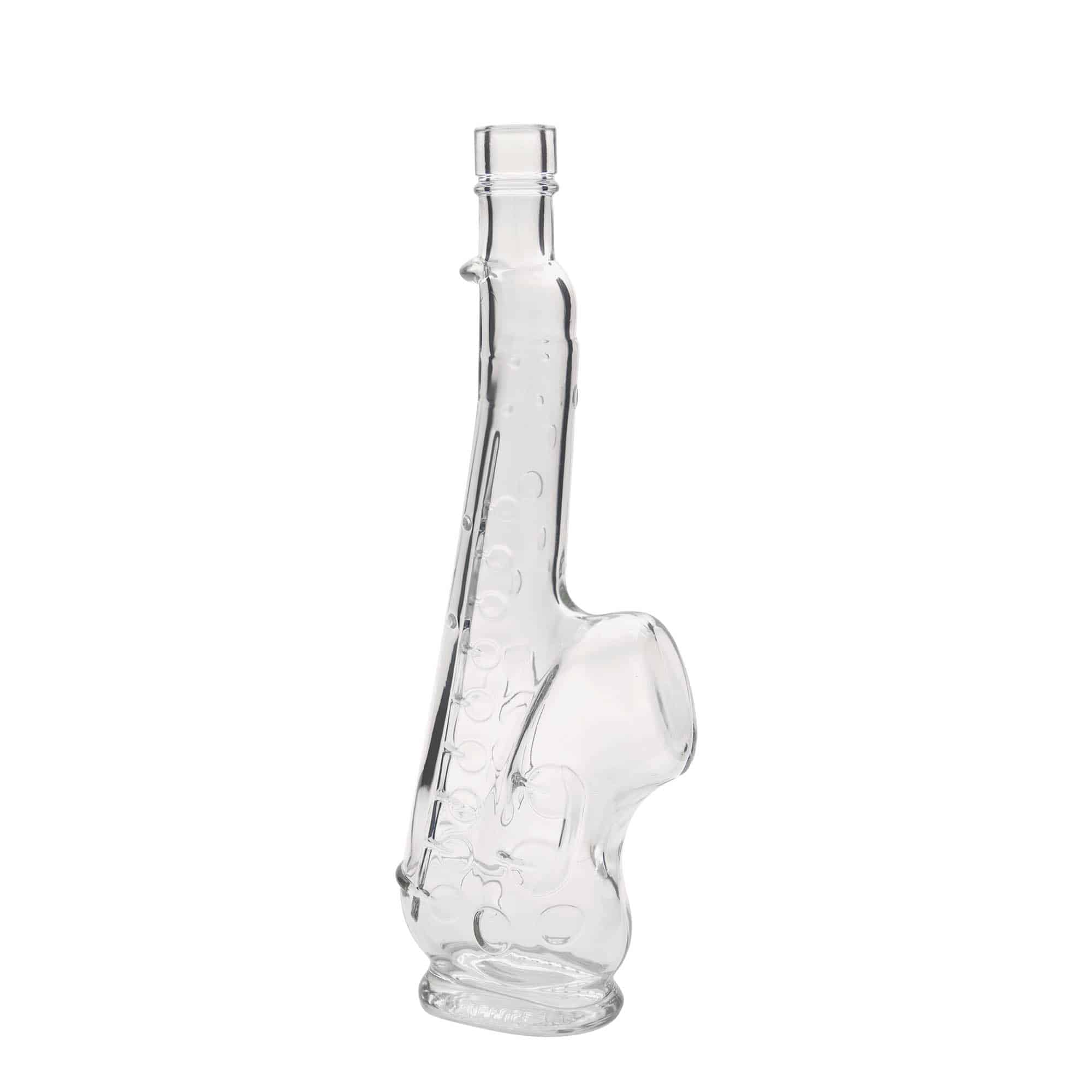 500 ml cam şişe 'Saksafon', ağız: mantar