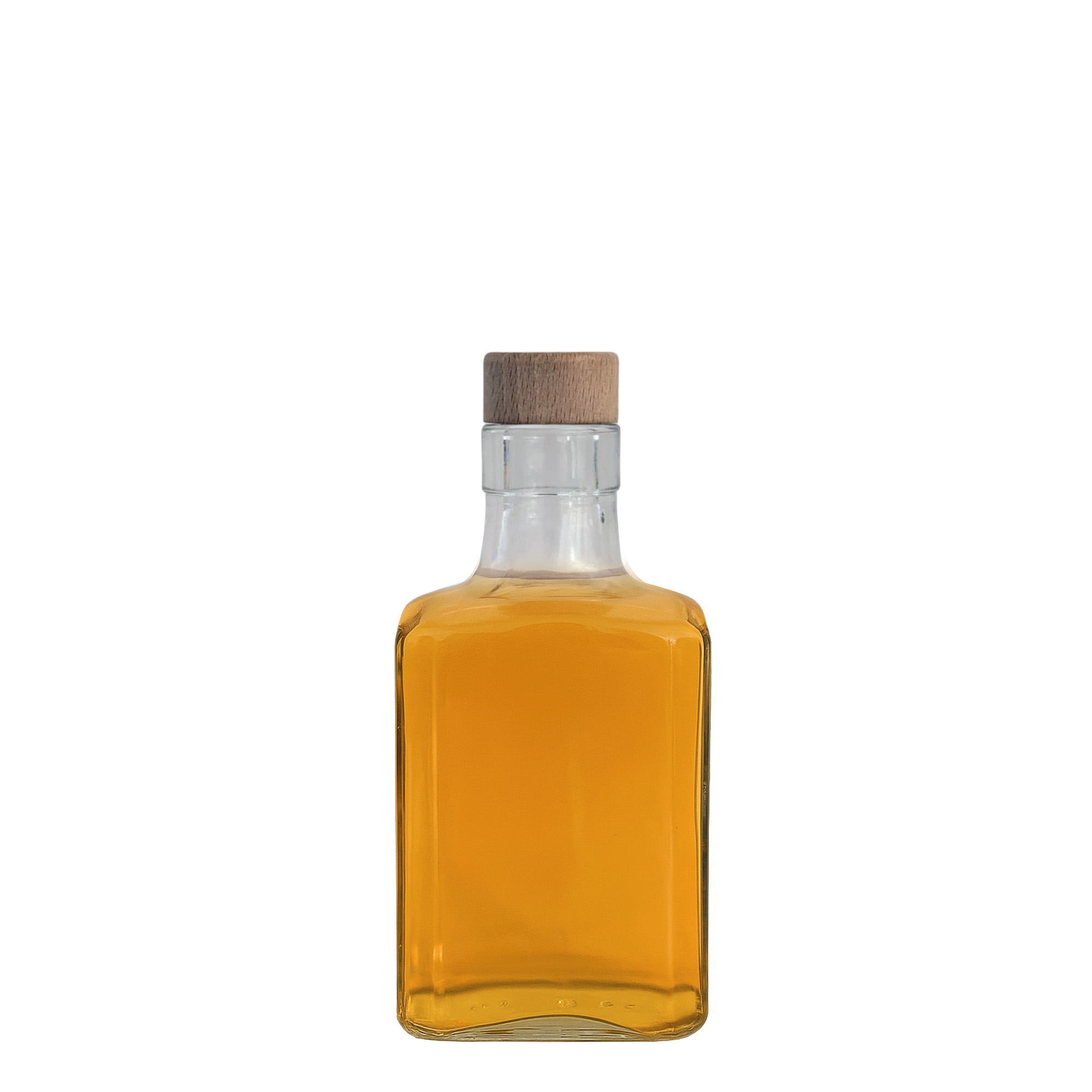 250 ml Cam Şişe 'Decanter Quadro Oberband', kare, Ağız: Mantar 250 ml Cam Şişe 'Decanter Quadro Oberband', kare, Ağız: Mantar