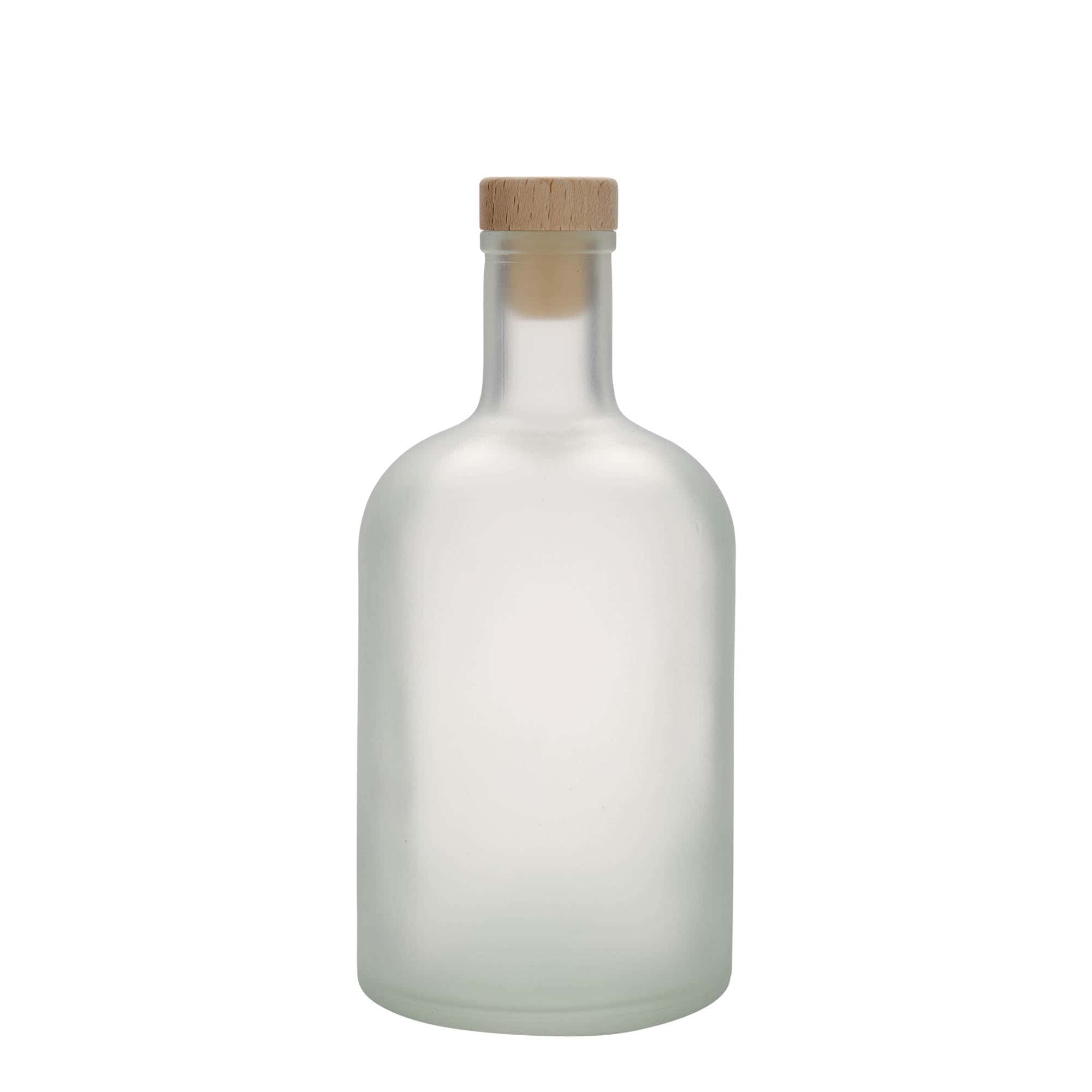 700 ml cam şişe 'Gerardino', buzlu, ağız: mantar