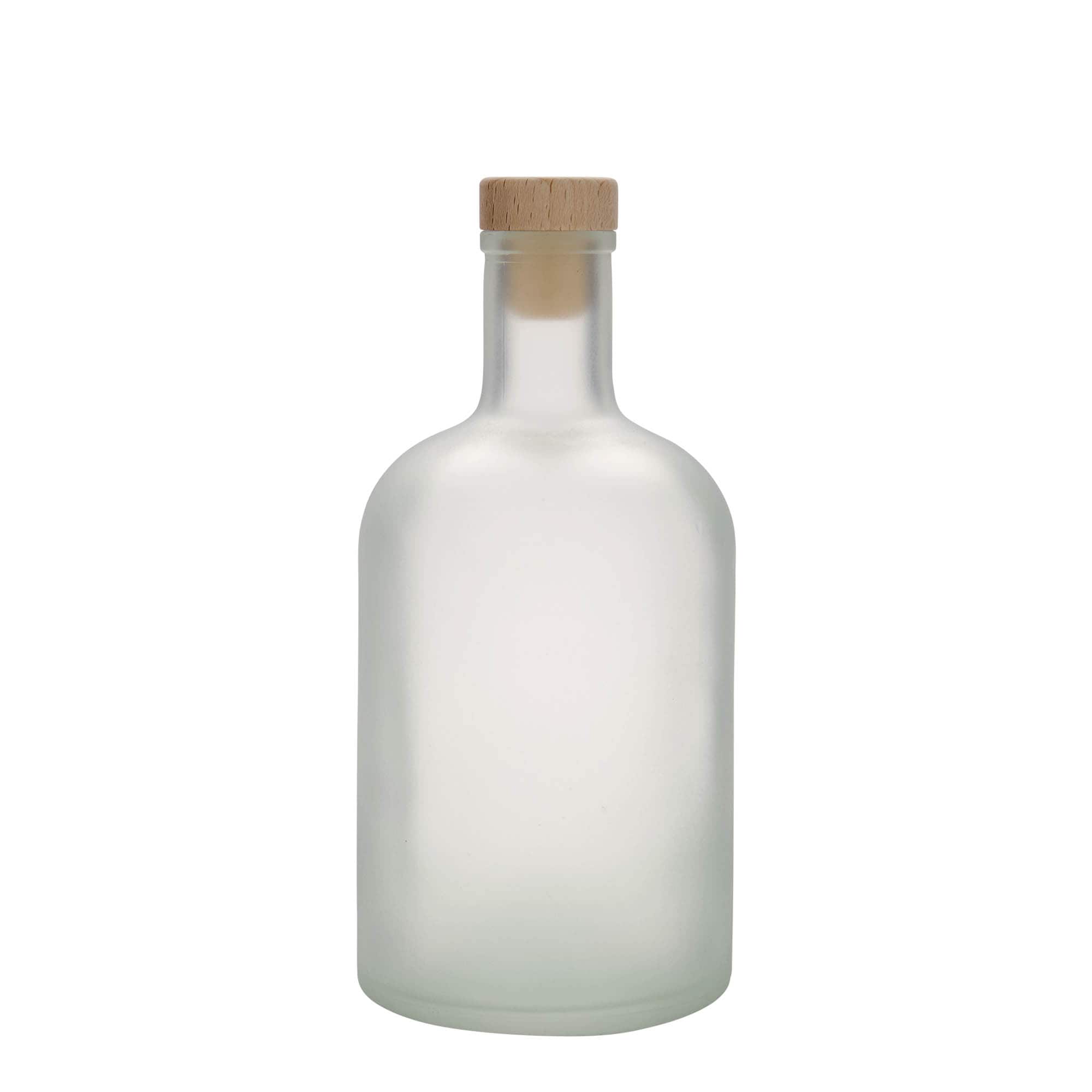 700 ml cam şişe 'Gerardino', buzlu, ağız: mantar
