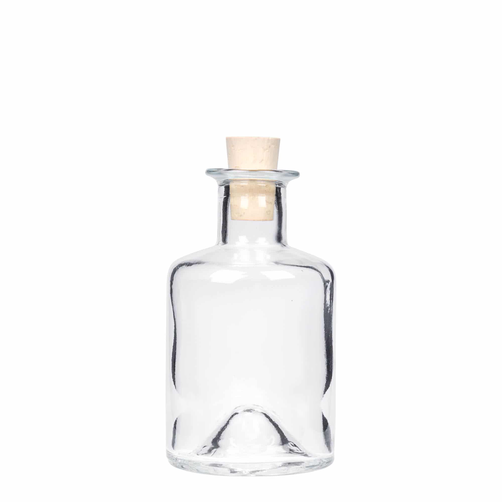 200 ml cam şişe eczacı, ağız: mantar