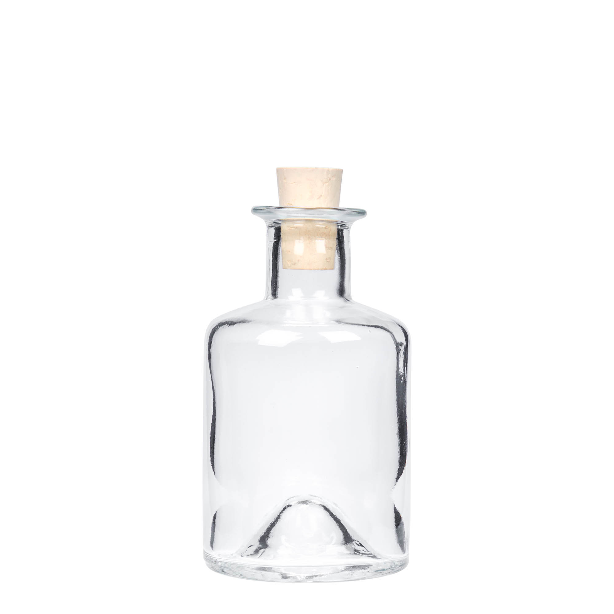 200 ml cam şişe eczacı, ağız: mantar 200 ml cam şişe eczacı, ağız: mantar