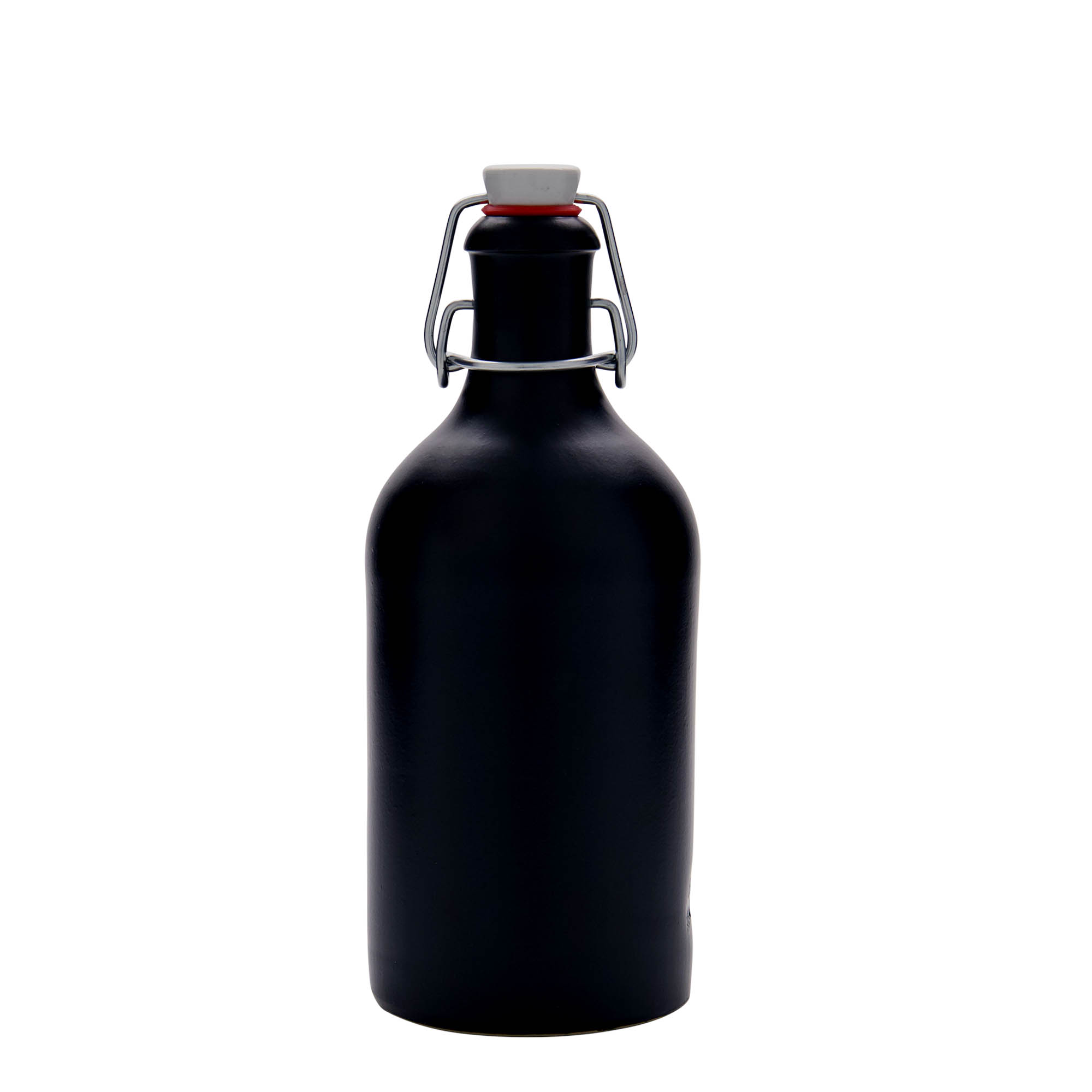 500 ml Toprak testi, taş gereç, siyah, ağzı: mandallı kapak 500 ml Toprak testi, taş gereç, siyah, ağzı: mandallı kapak