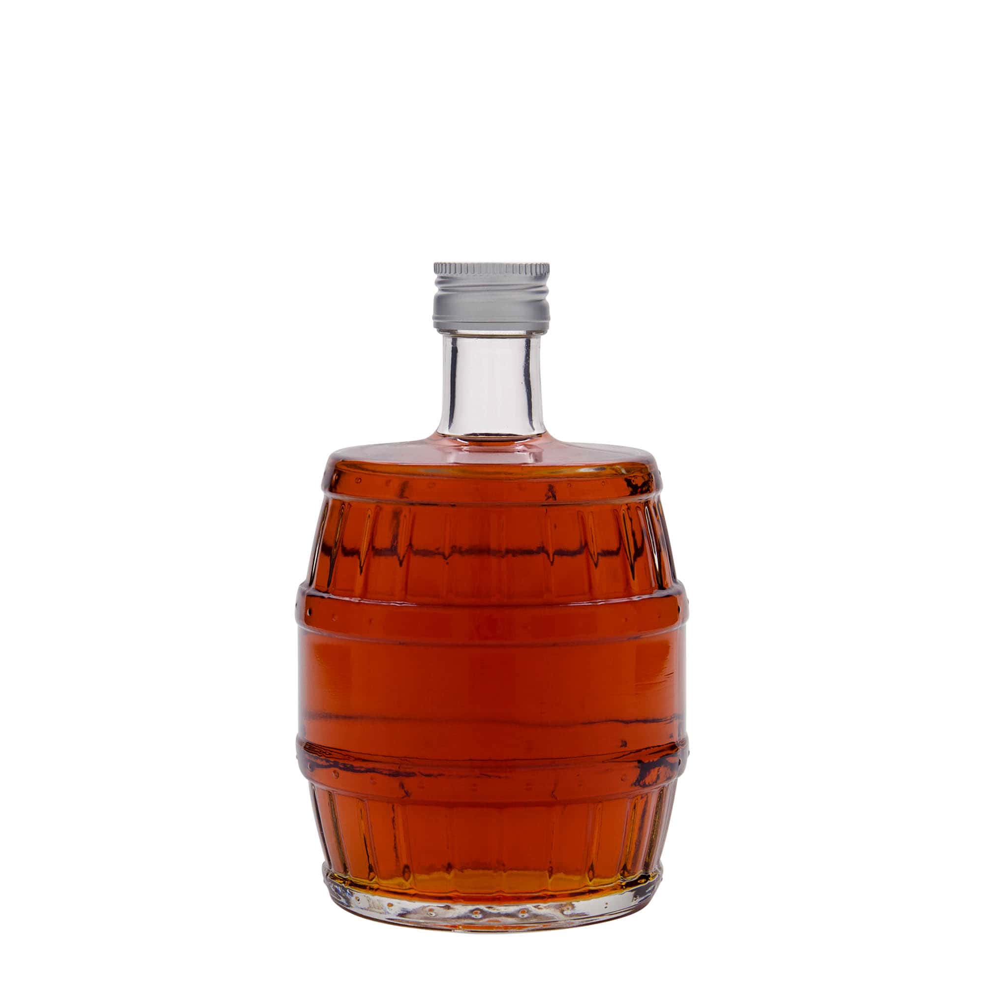 500 ml cam şişe 'Fıçı', ağız: PP 28
