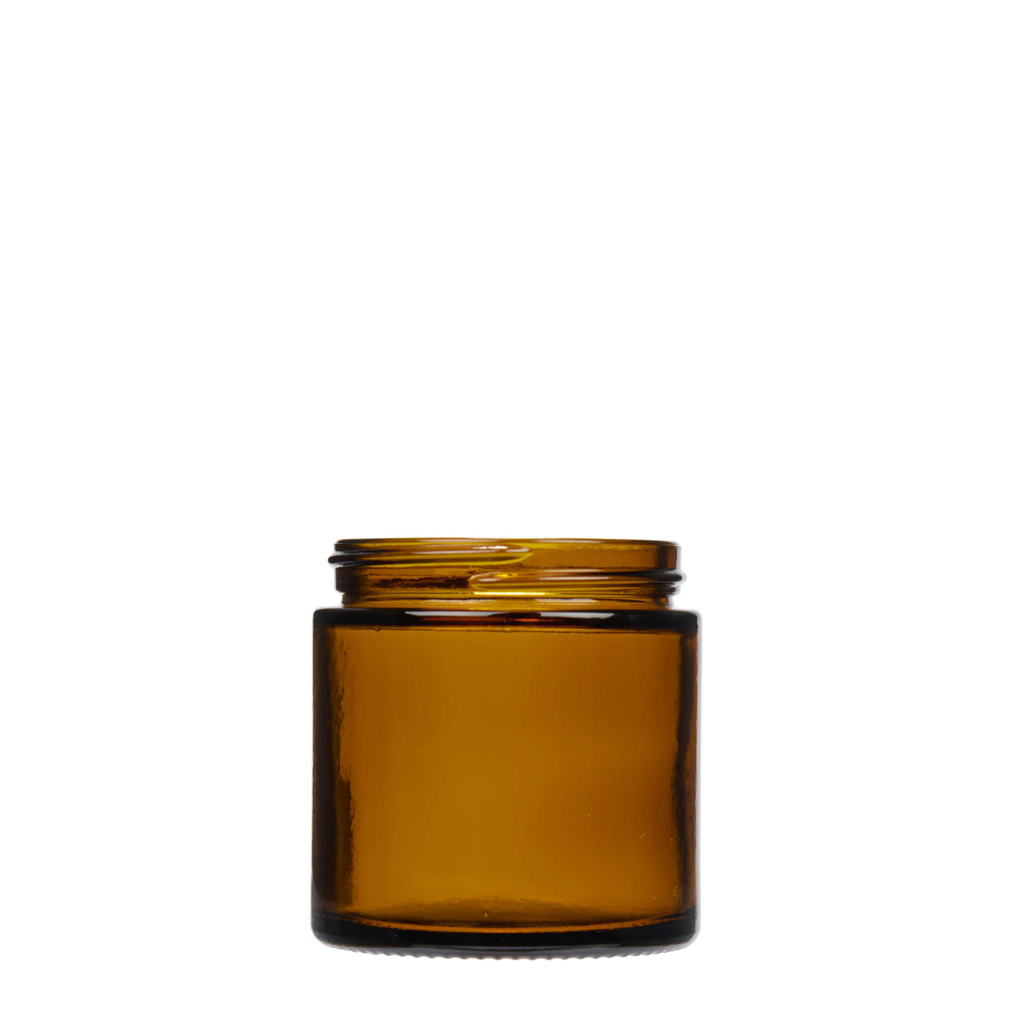 120 ml Kavanoz 'Brown Line', cam, kahverengi, ağız: Vidalı kapak