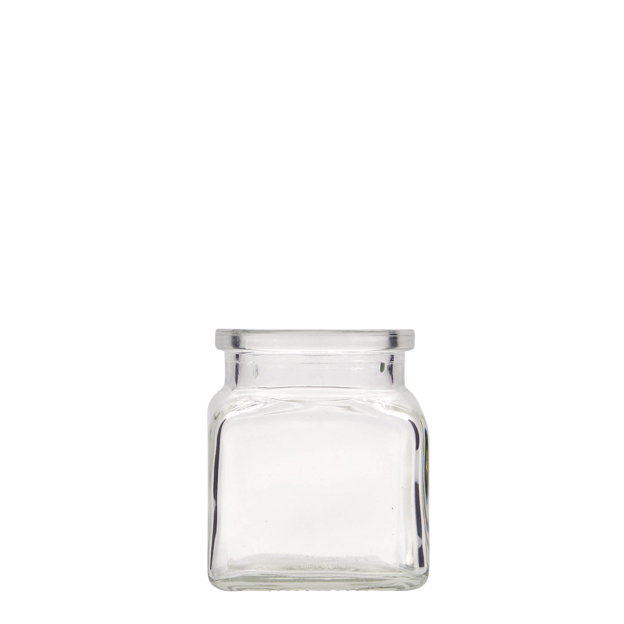 120 ml mantar kapaklı cam, kare, ağız: mantar