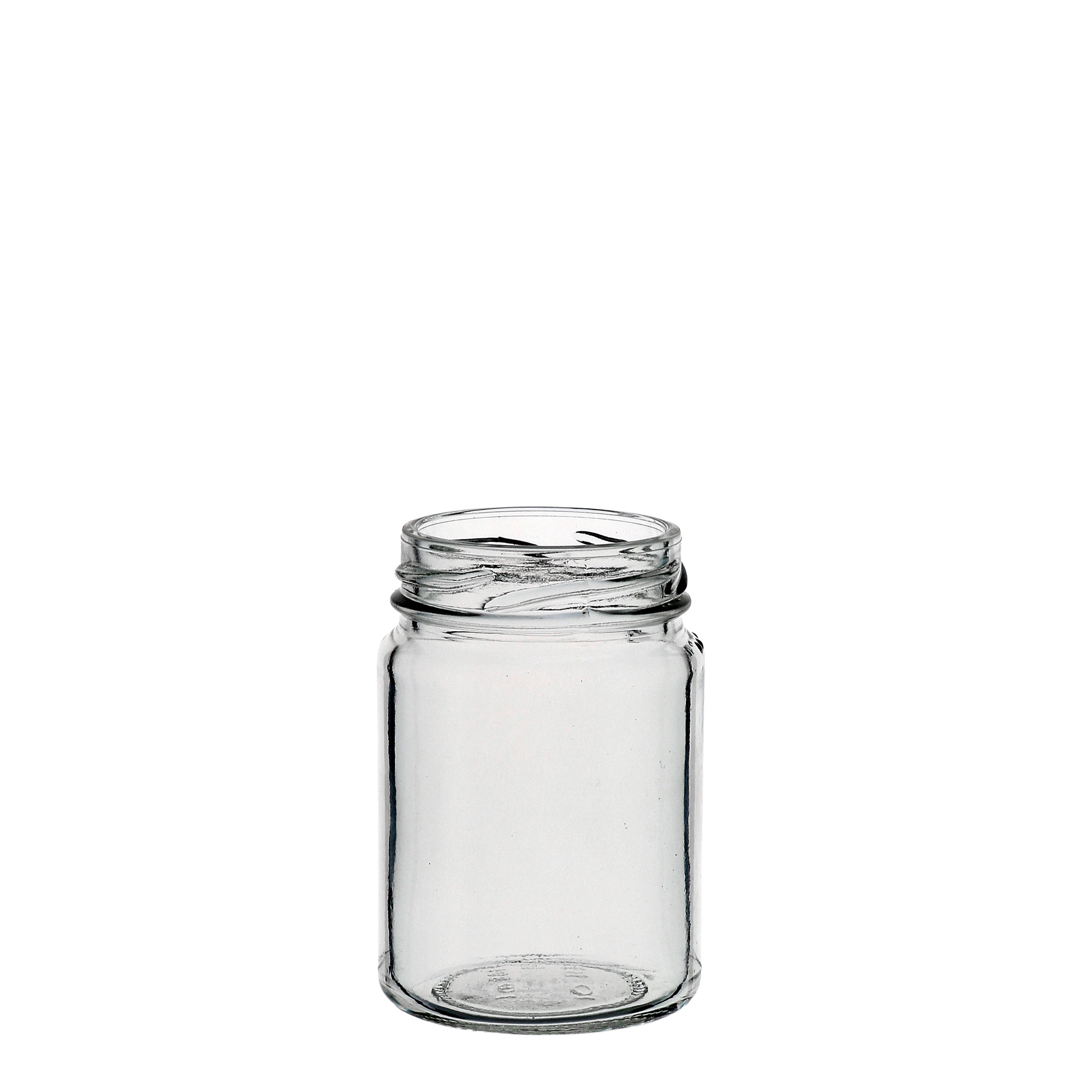 106 ml yüksek yuvarlak cam, ağız: Twist-Off (TO 48)