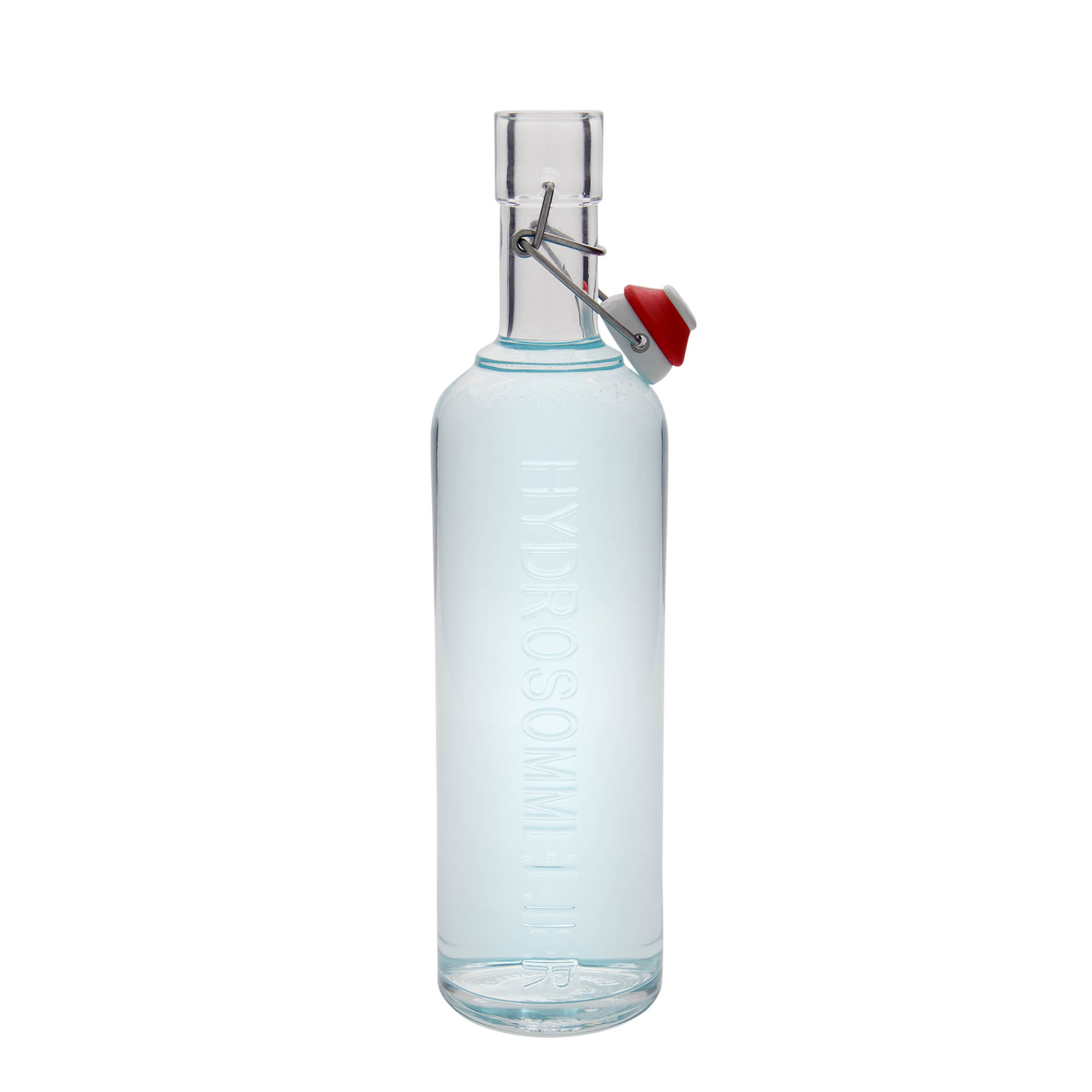 1.000 ml Cam şişe 'Optima Hydrosommelier', Ağız: Mandallı kapak 1.000 ml Cam şişe 'Optima Hydrosommelier', Ağız: Mandallı kapak