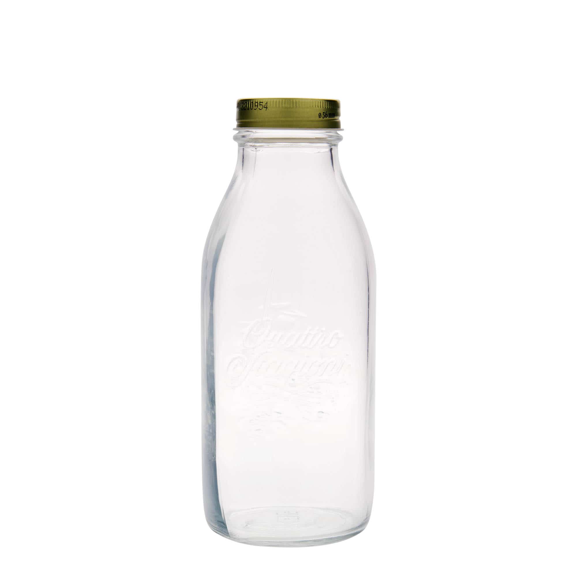 1.000 ml Cam şişe 'Quattro Stagioni', Ağız: Vidalı kapak 1.000 ml Cam şişe 'Quattro Stagioni', Ağız: Vidalı kapak