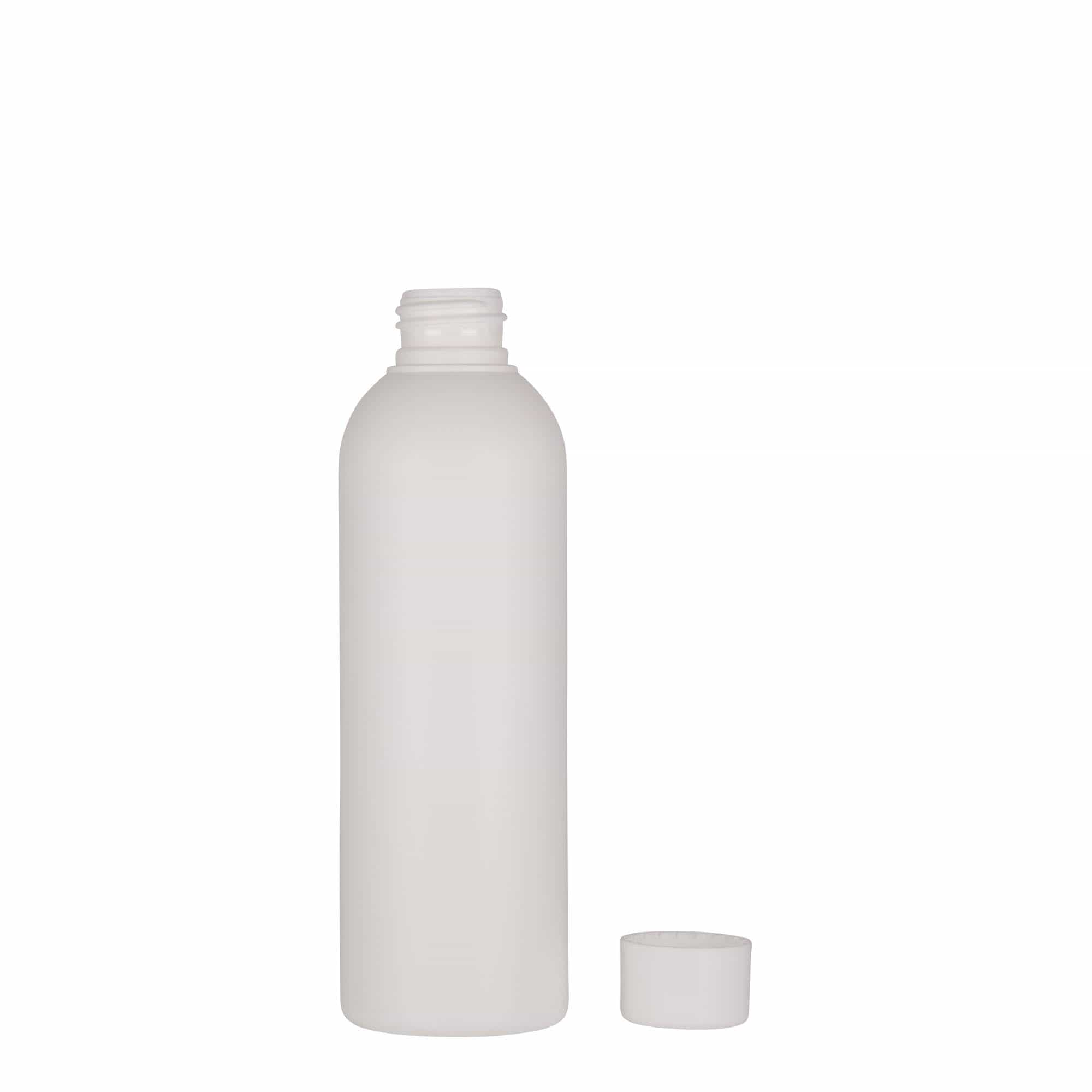 200 ml plastik şişe 'Tuffy', HDPE, beyaz, ağız: 24/410