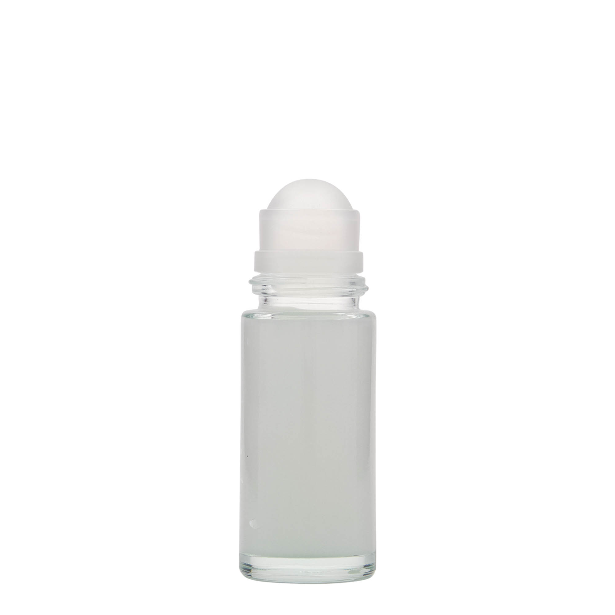 50 ml Roll-On şişe, cam, ağız: vidalı kapak