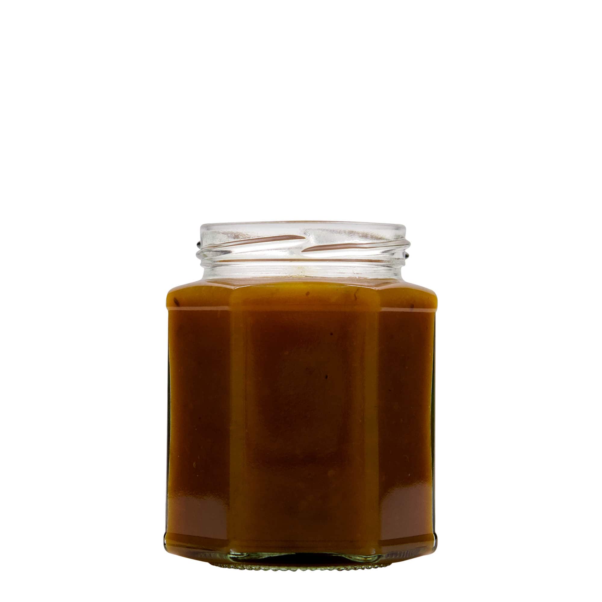 324 ml altıgen cam, ağız: Twist-Off (TO 66) 324 ml altıgen cam, ağız: Twist-Off (TO 66)