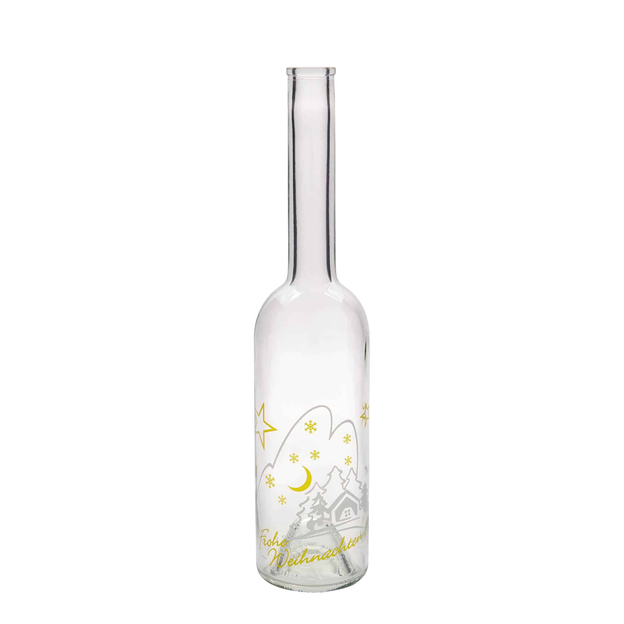 500 ml Cam Şişe 'Opera', Motif: Noel İdyli, Ağız: Mantar 500 ml Cam Şişe 'Opera', Motif: Noel İdyli, Ağız: Mantar