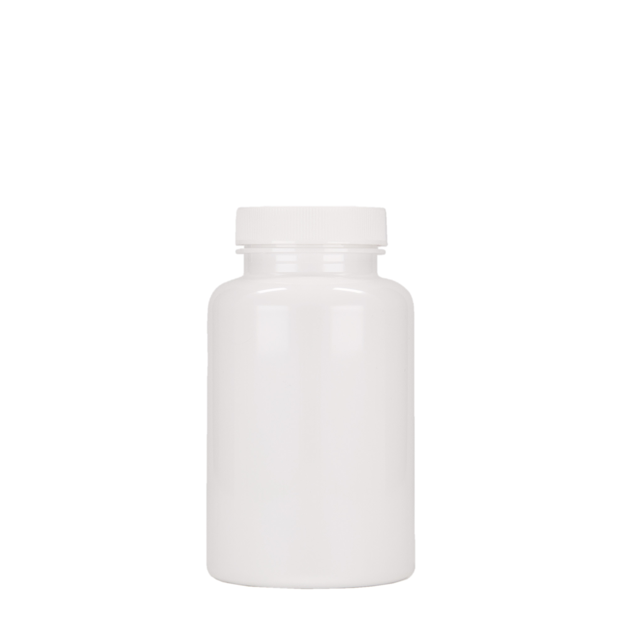 250 ml PET şişe, plastik, beyaz, ağız çapı: 45/400