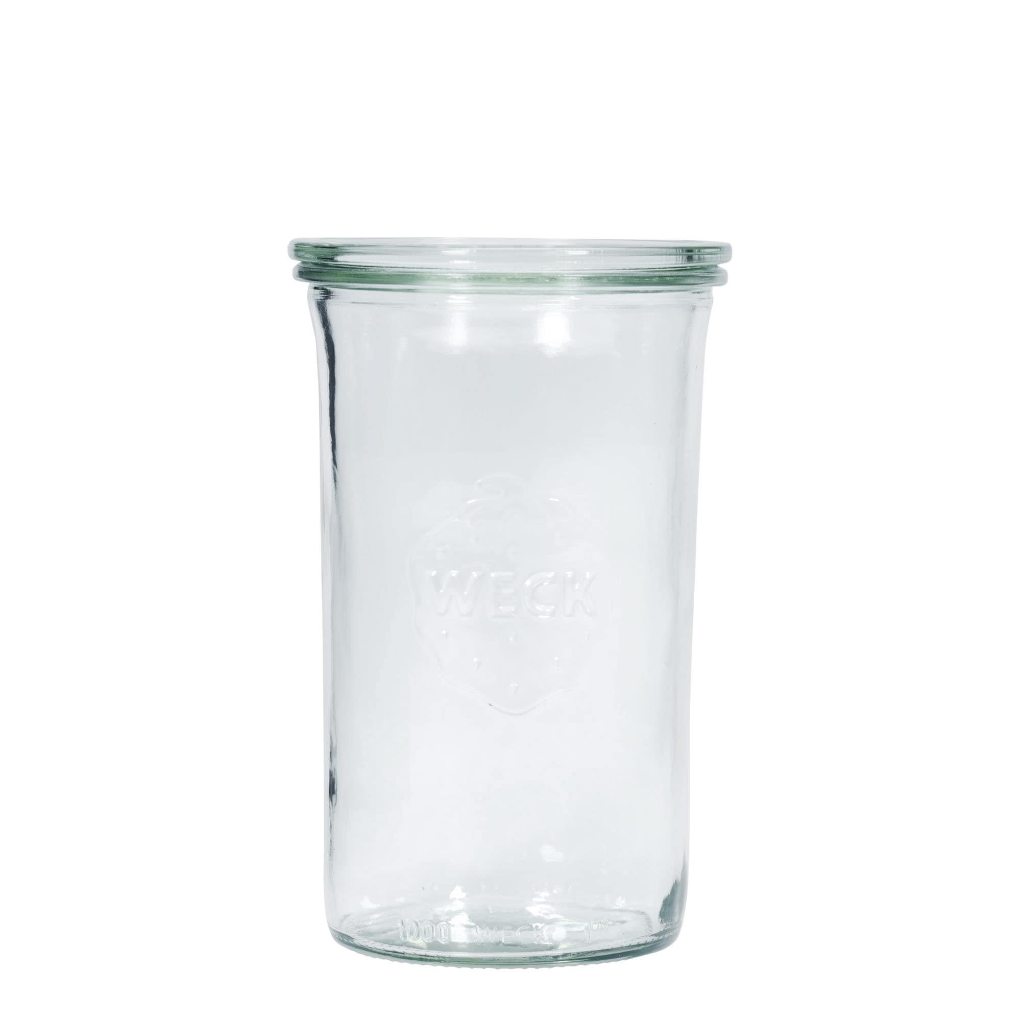 1.000 ml WECK ters çevirme kavanozu #, Ağız: Yuvarlak kenar