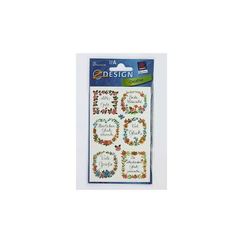 Zweckform Etiket 'Tebrikler', Kağıt, Çok Renkli Zweckform Etiket 'Tebrikler', Kağıt, Çok Renkli