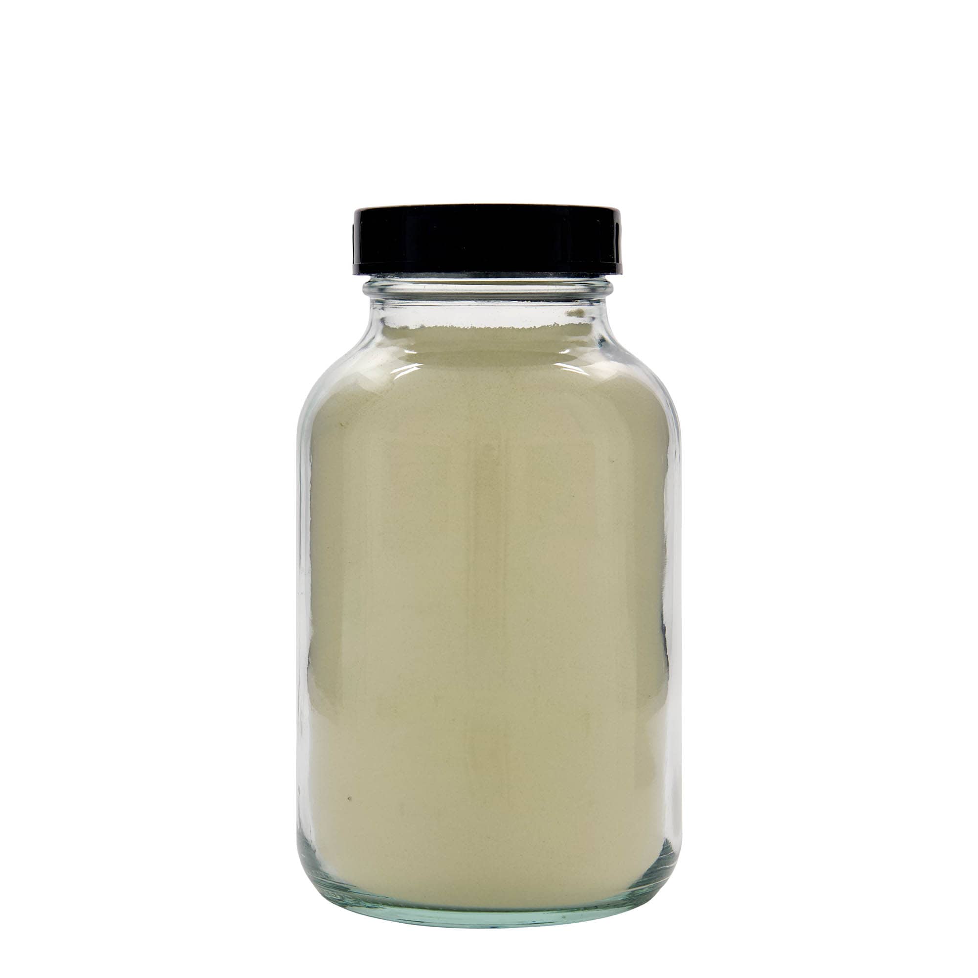 1.000 ml Geniş ağızlı cam, Ağız çapı: DIN 68