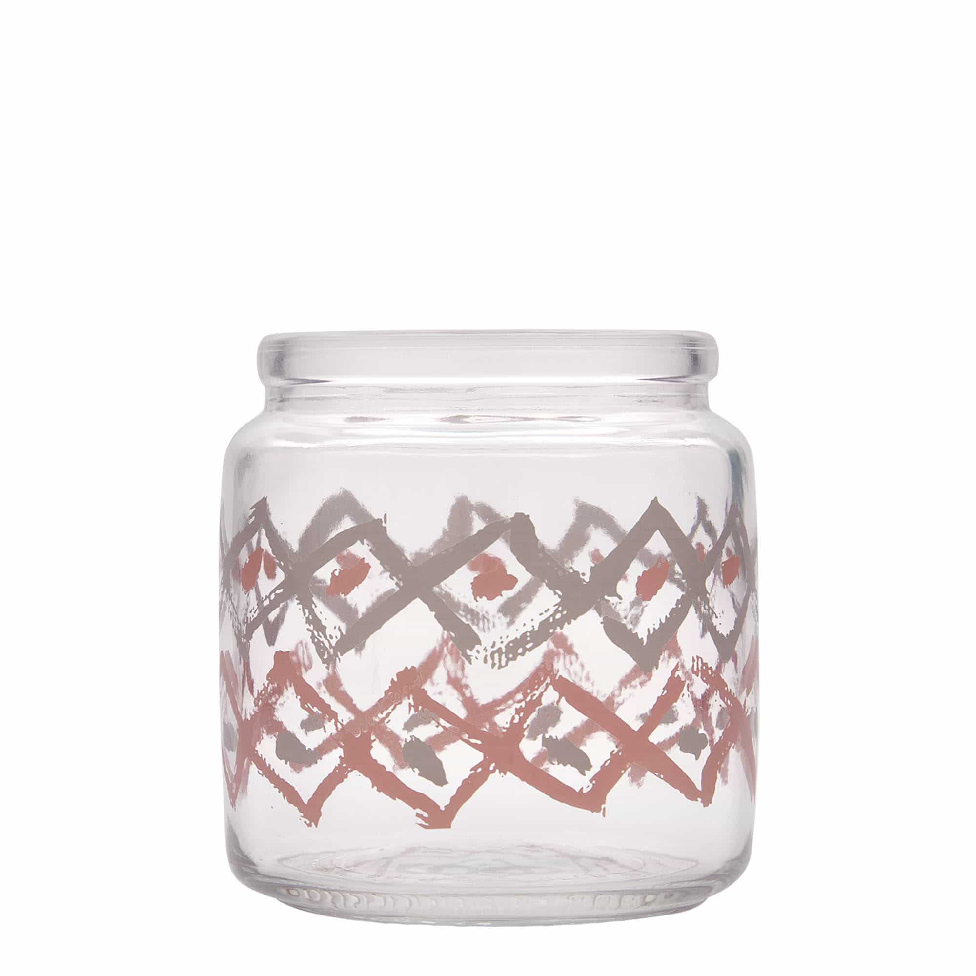 750 ml Mantar kapaklı cam şişe 'Giara', Desen: Manolibera rosa, Ağız: Mantar 750 ml Mantar kapaklı cam şişe 'Giara', Desen: Manolibera rosa, Ağız: Mantar