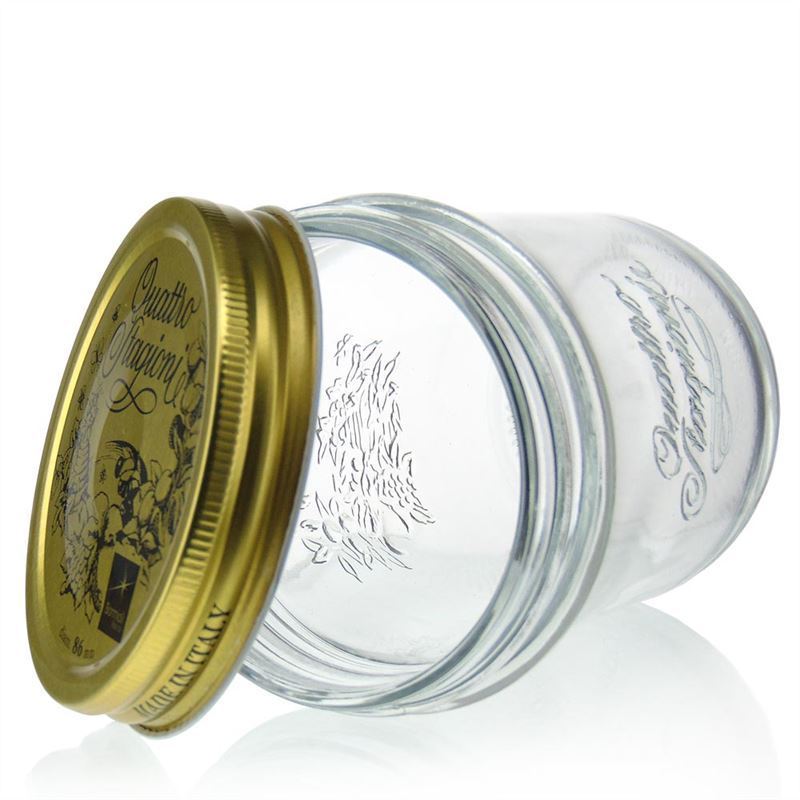 320 ml Düşme Kavanoz 'Quattro Stagioni', Ağız: Vidalı Kapak 320 ml Düşme Kavanoz 'Quattro Stagioni', Ağız: Vidalı Kapak