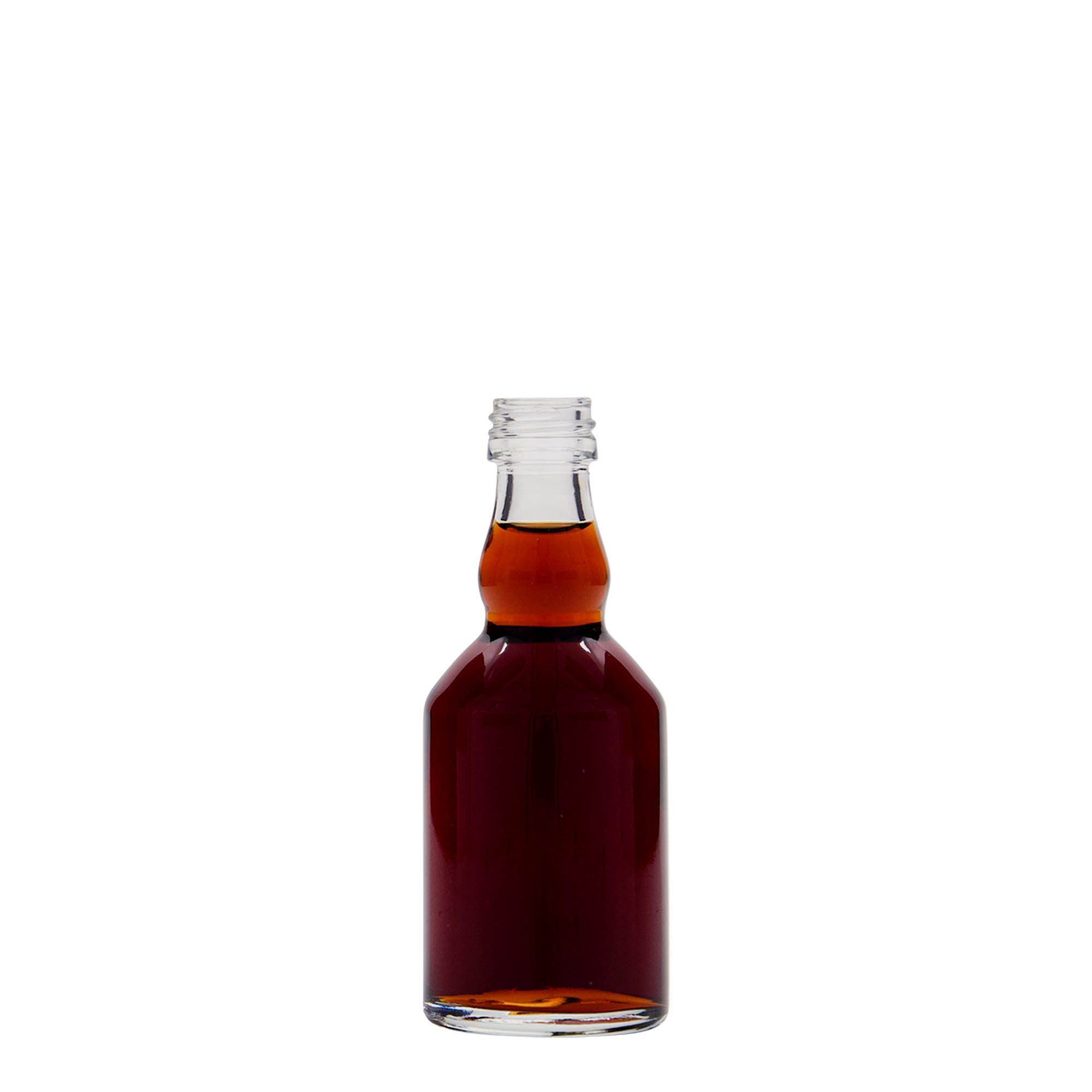 50 ml cam şişe 'Georgio', ağız: PP 18 50 ml cam şişe 'Georgio', ağız: PP 18