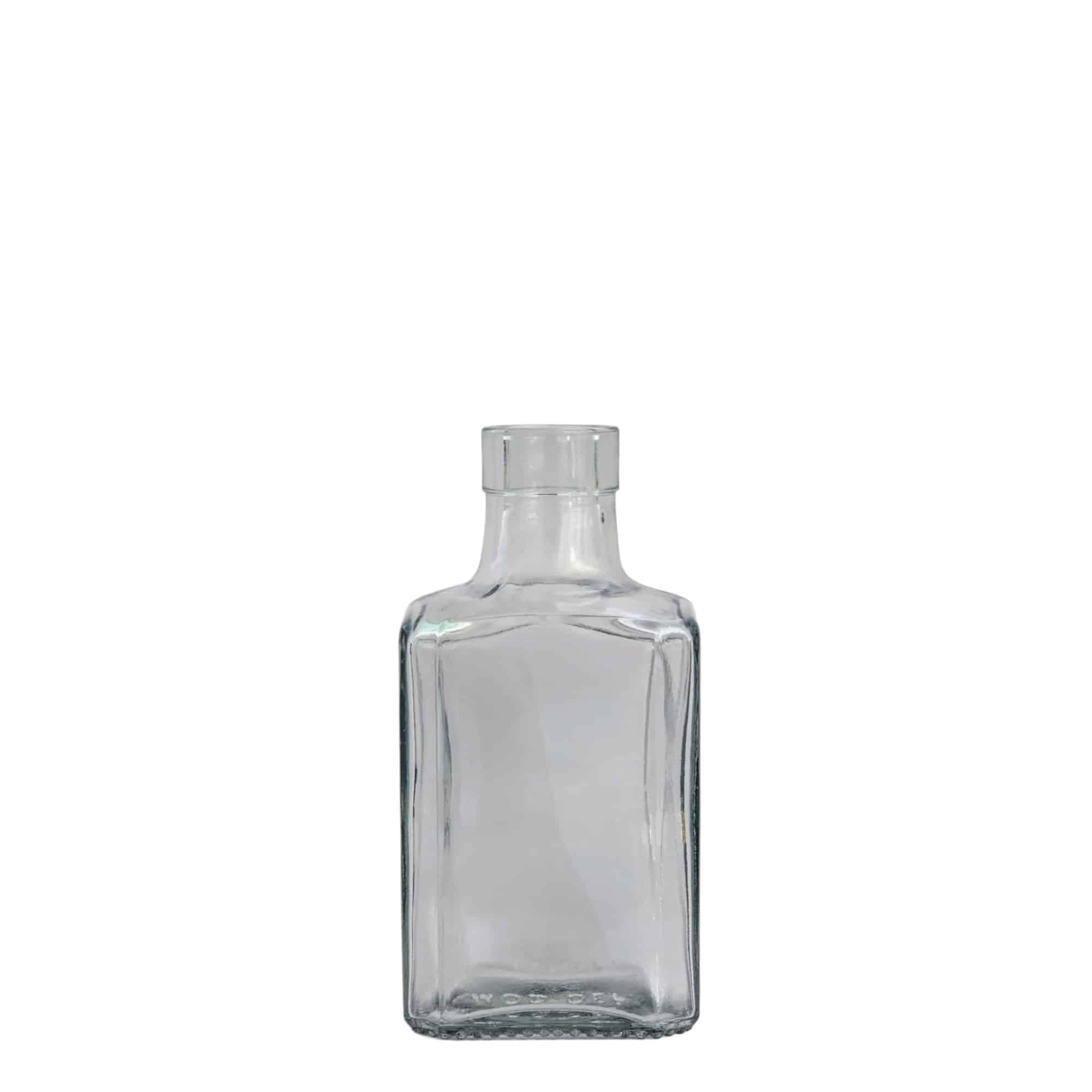 250 ml Cam Şişe 'Decanter Quadro Oberband', kare, Ağız: Mantar 250 ml Cam Şişe 'Decanter Quadro Oberband', kare, Ağız: Mantar