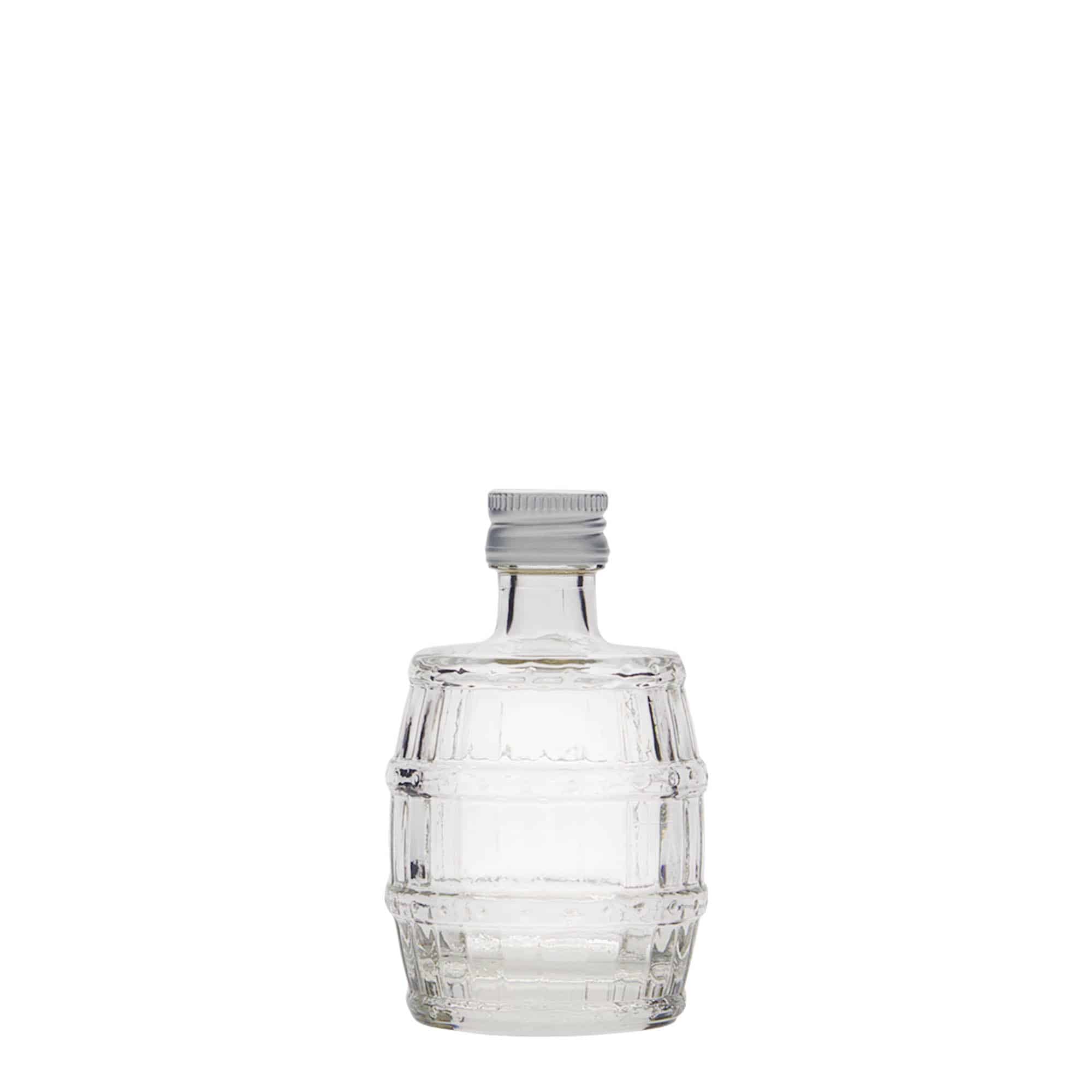 50 ml cam şişe 'Fass', ağız: PP 18