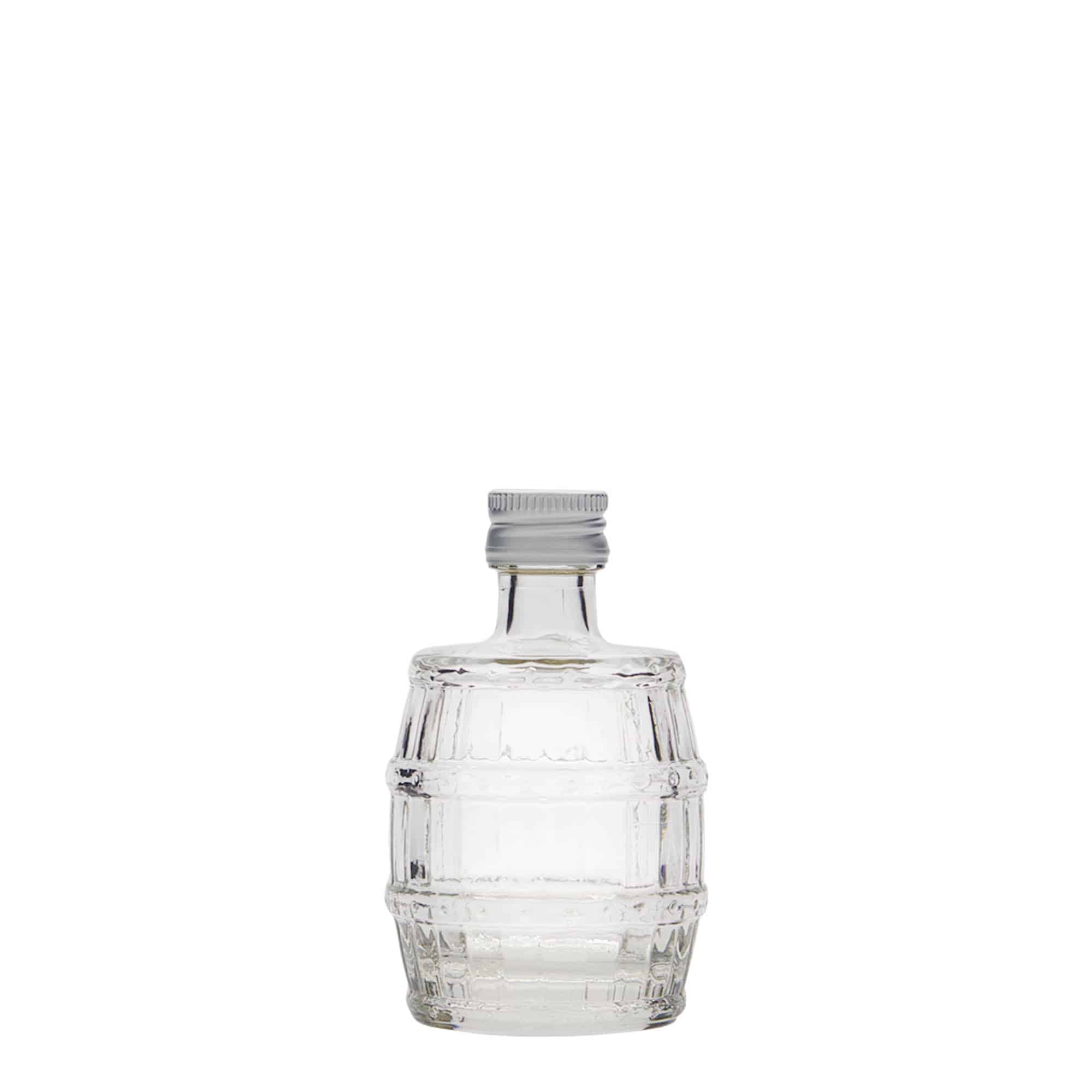 50 ml cam şişe 'Fass', ağız: PP 18