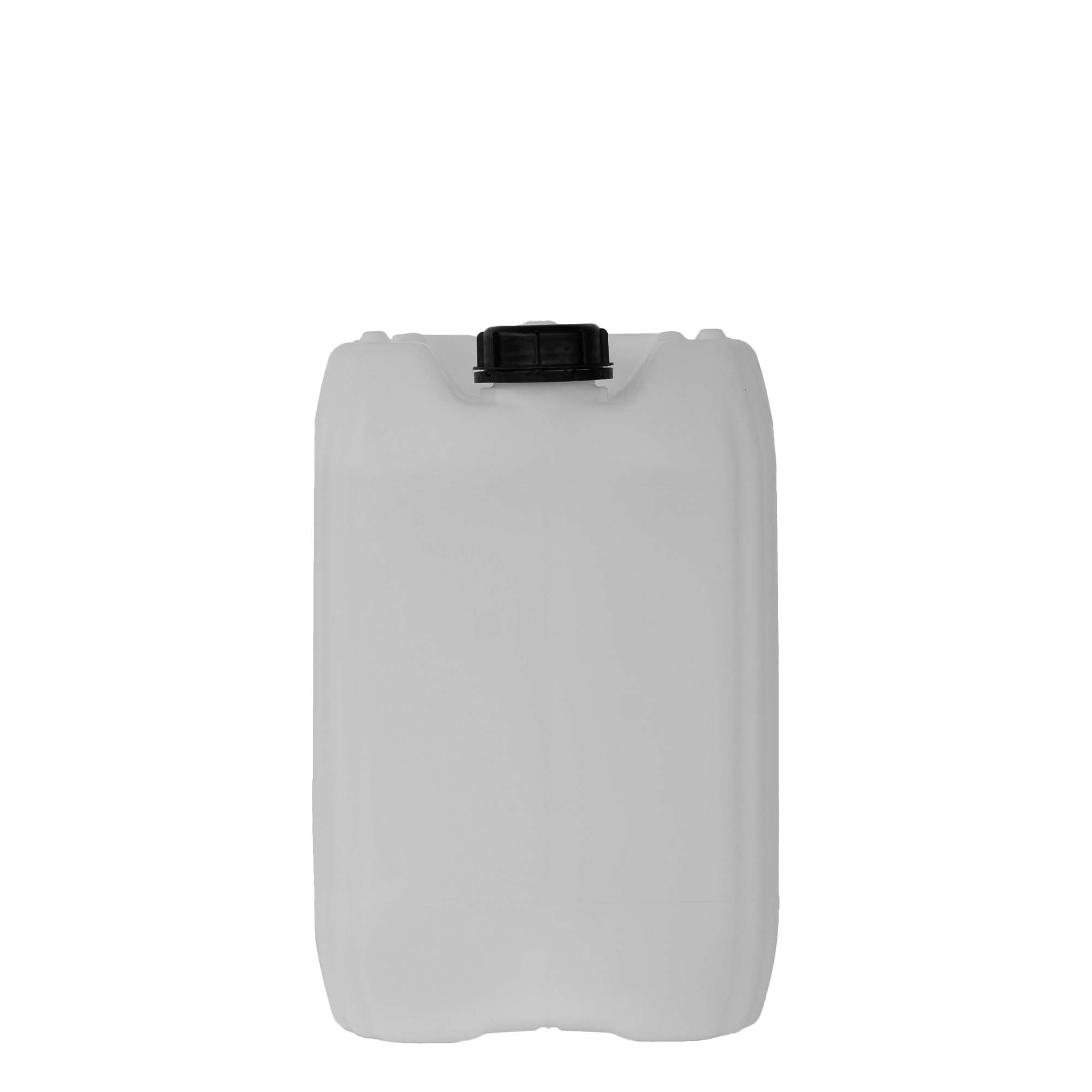 20 l Kanister, dikdörtgen, HDPE plastik, doğal, ağız çapı: ND 60