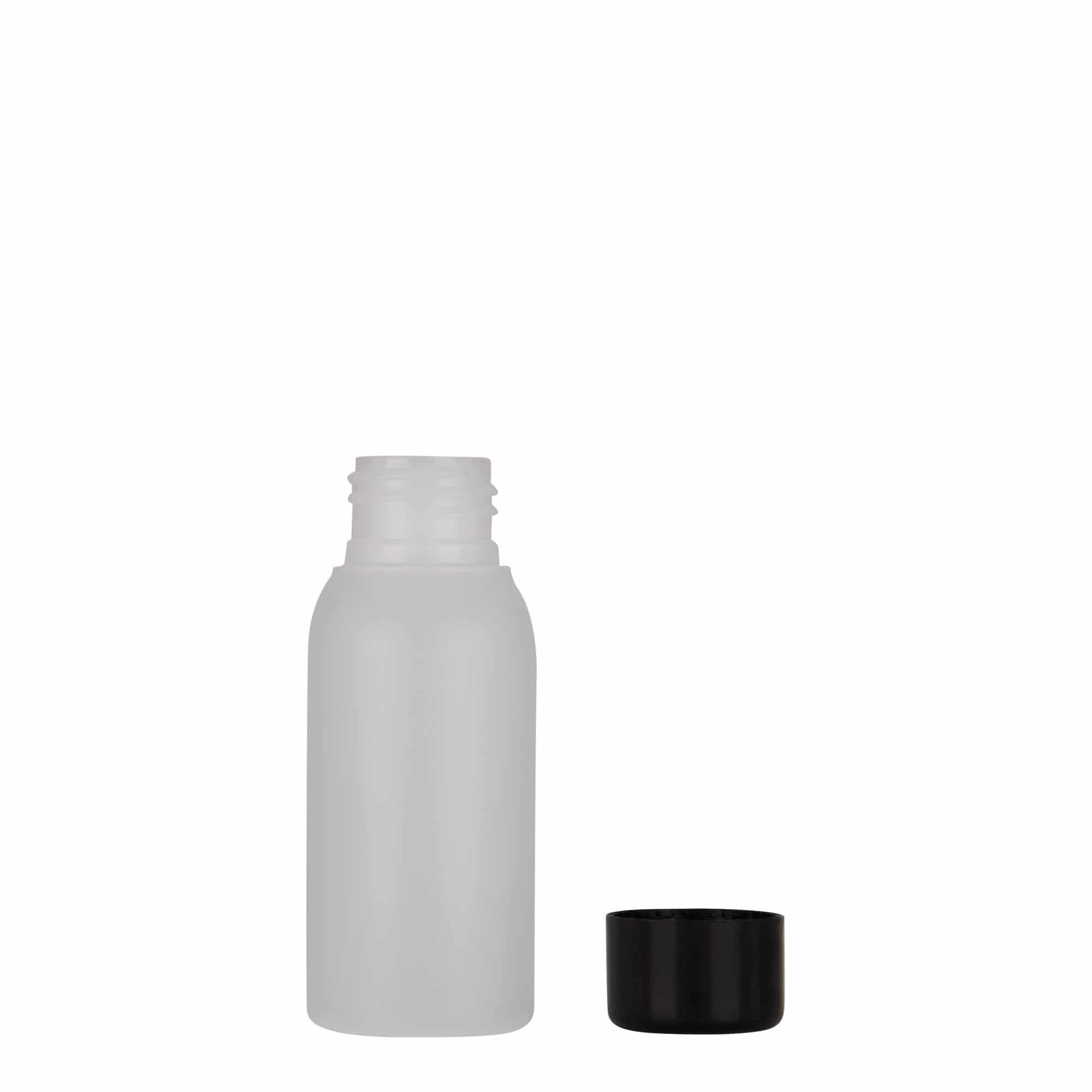 50 ml plastik şişe 'Tuffy', HDPE, doğal, ağız: 24/410