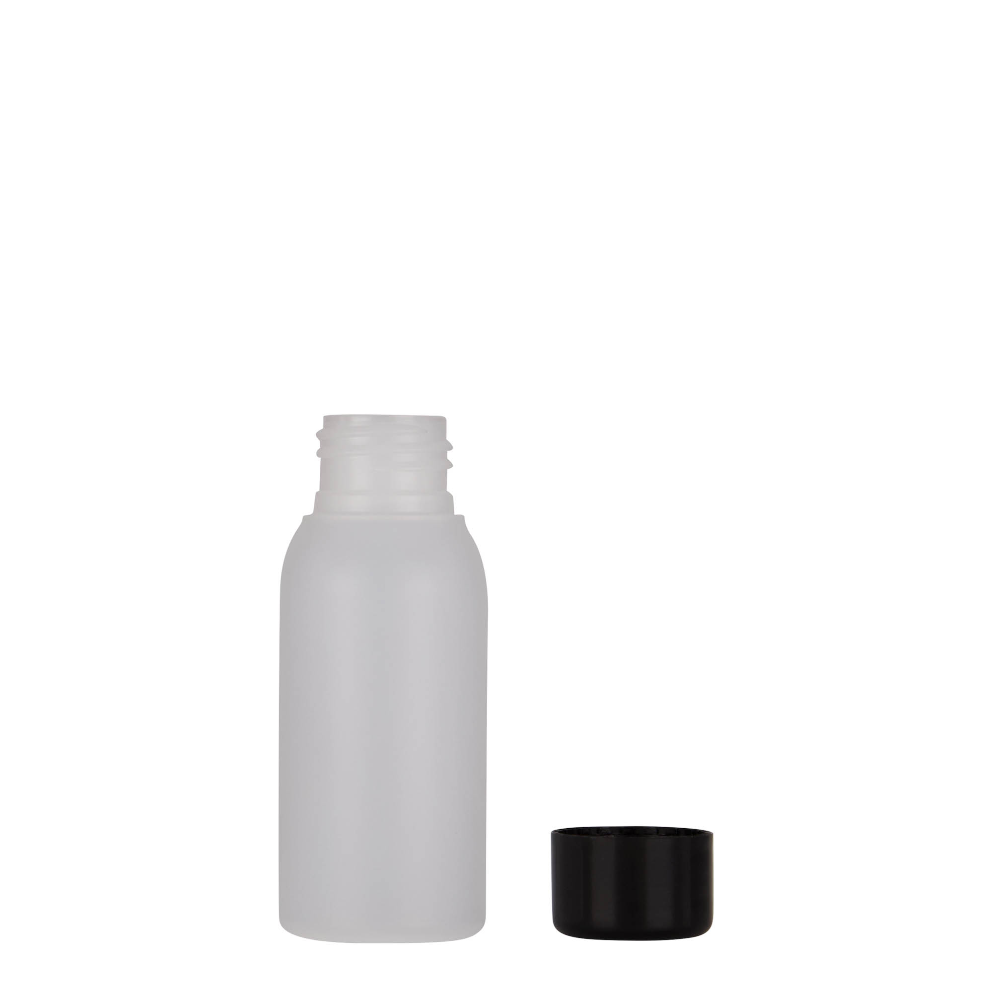 50 ml plastik şişe 'Tuffy', HDPE, doğal, ağız: 24/410