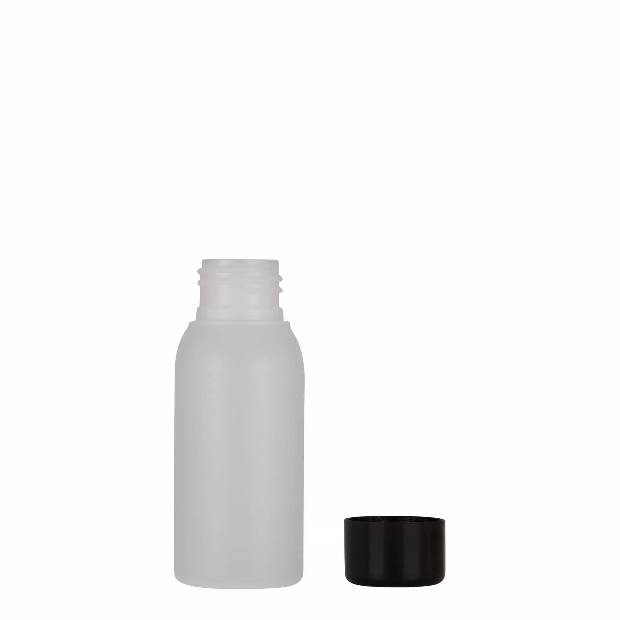 50 ml plastik şişe 'Tuffy', HDPE, doğal, ağız: 24/410