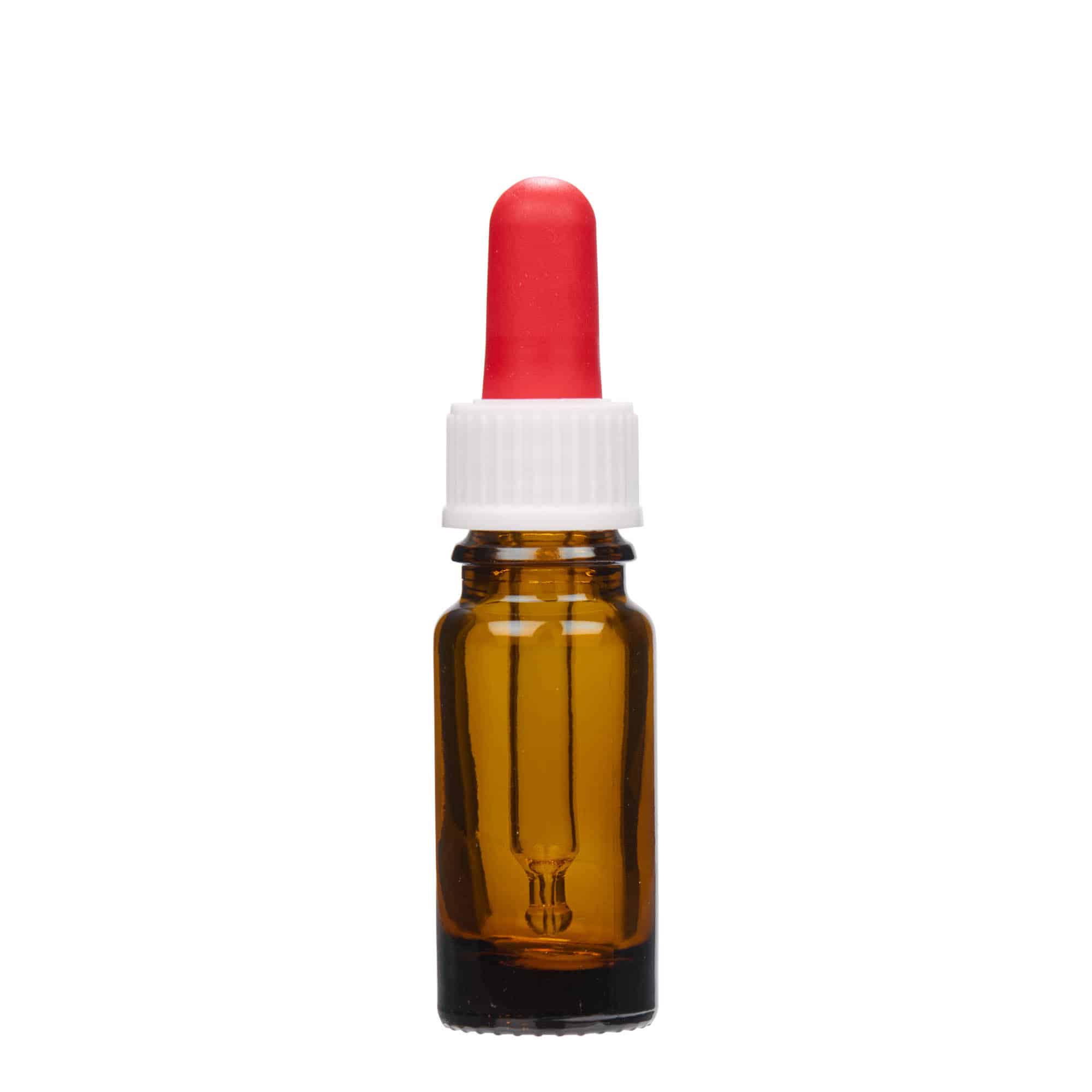 10 ml Pipet Şişesi Tıbbi, Cam, Kahverengi, Ağız: DIN 18