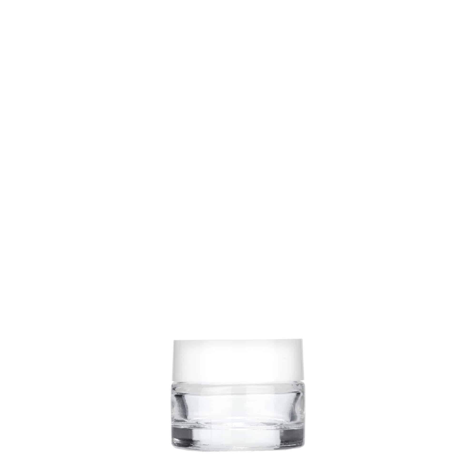 5 ml Kavanoz 'Beauty', Cam, Ağız: Vidalı kapak