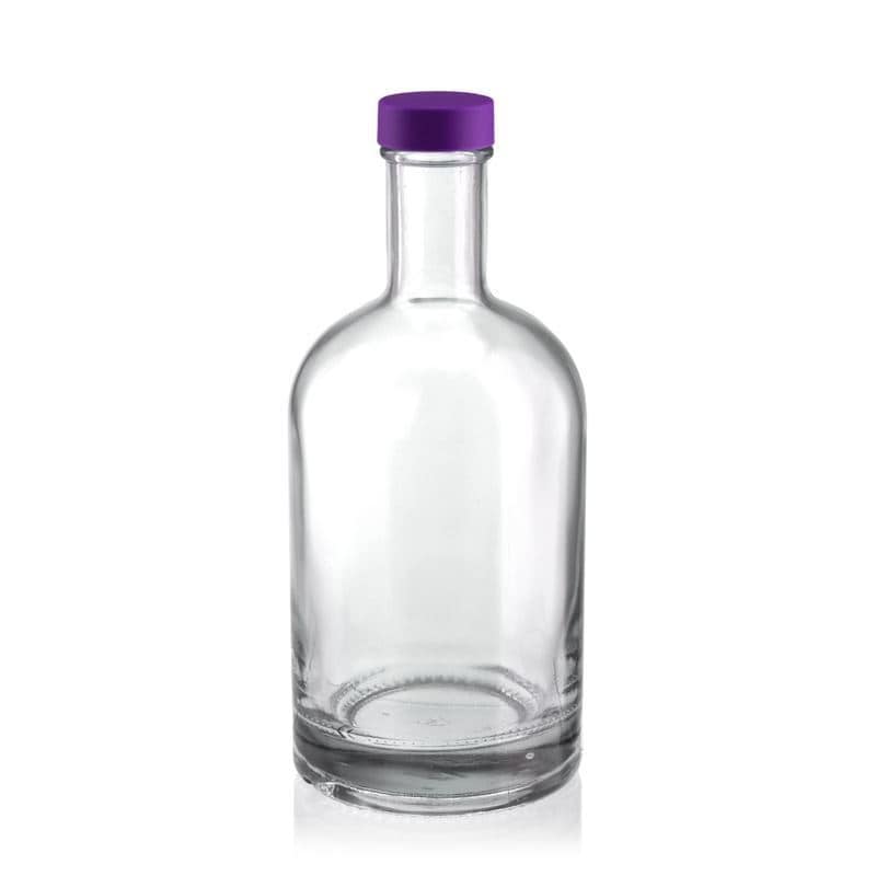 Vida kapak, ABS plastik, mor, ağız için: GPI 28/400