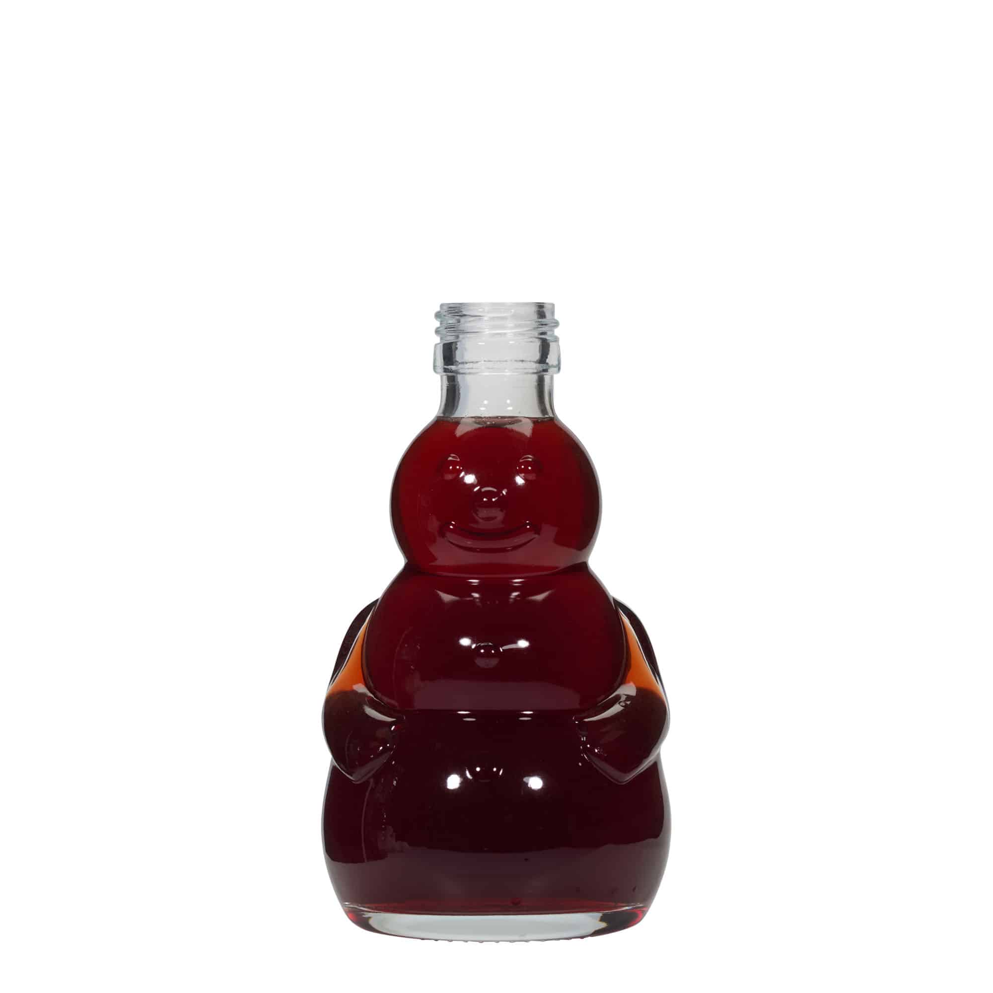 200 ml Cam Şişe 'Kardan Adam', Ağız: PP 28
