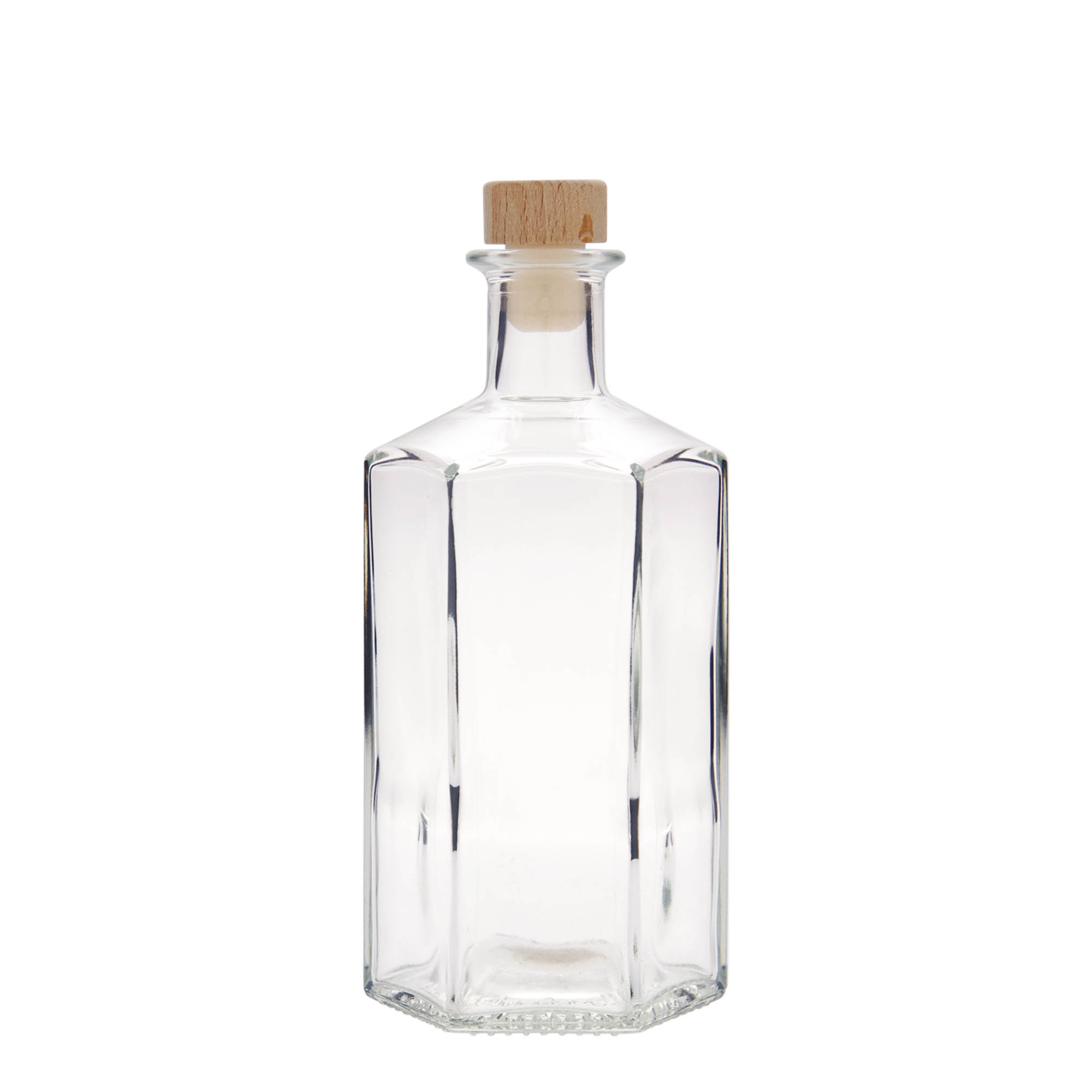 500 ml Cam Şişe Eczacı 'Jimmy', altıgen, Ağız: Tıpa 500 ml Cam Şişe Eczacı 'Jimmy', altıgen, Ağız: Tıpa