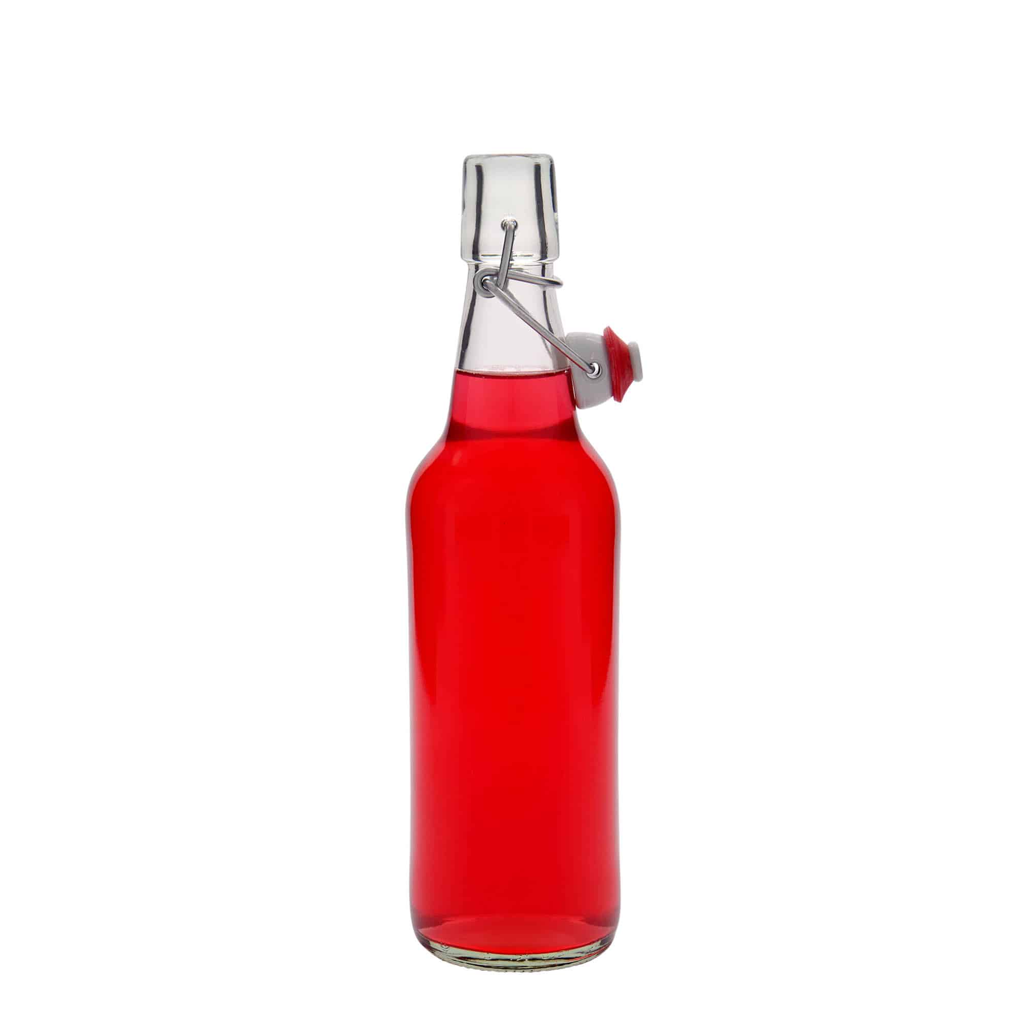 500 ml bira şişesi, cam, ağız: mandallı kapak