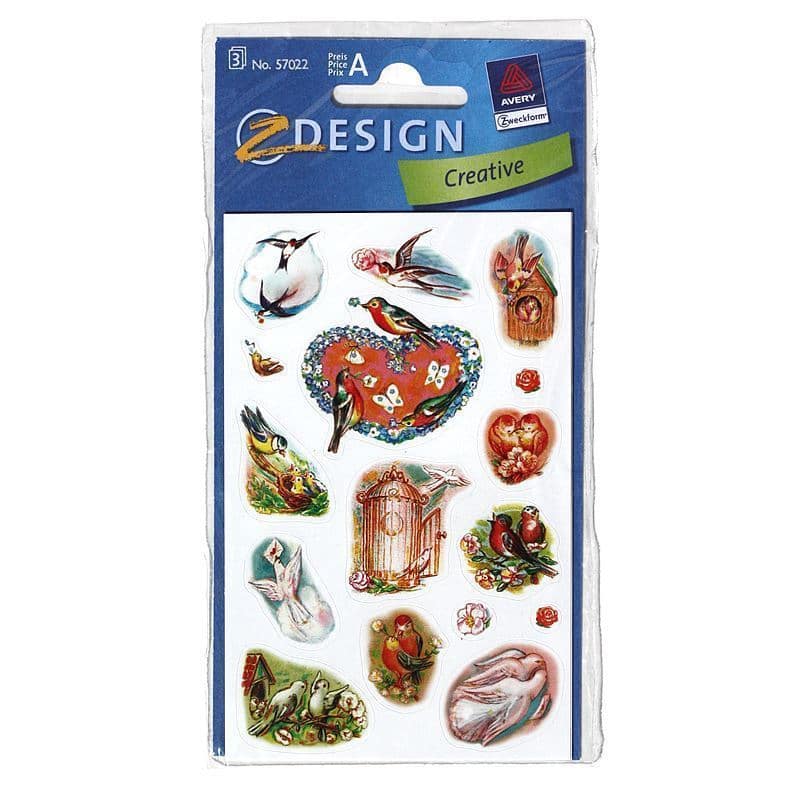 Zweckform Etiket 'Güvercinler', Kağıt, Çok Renkli Zweckform Etiket 'Güvercinler', Kağıt, Çok Renkli