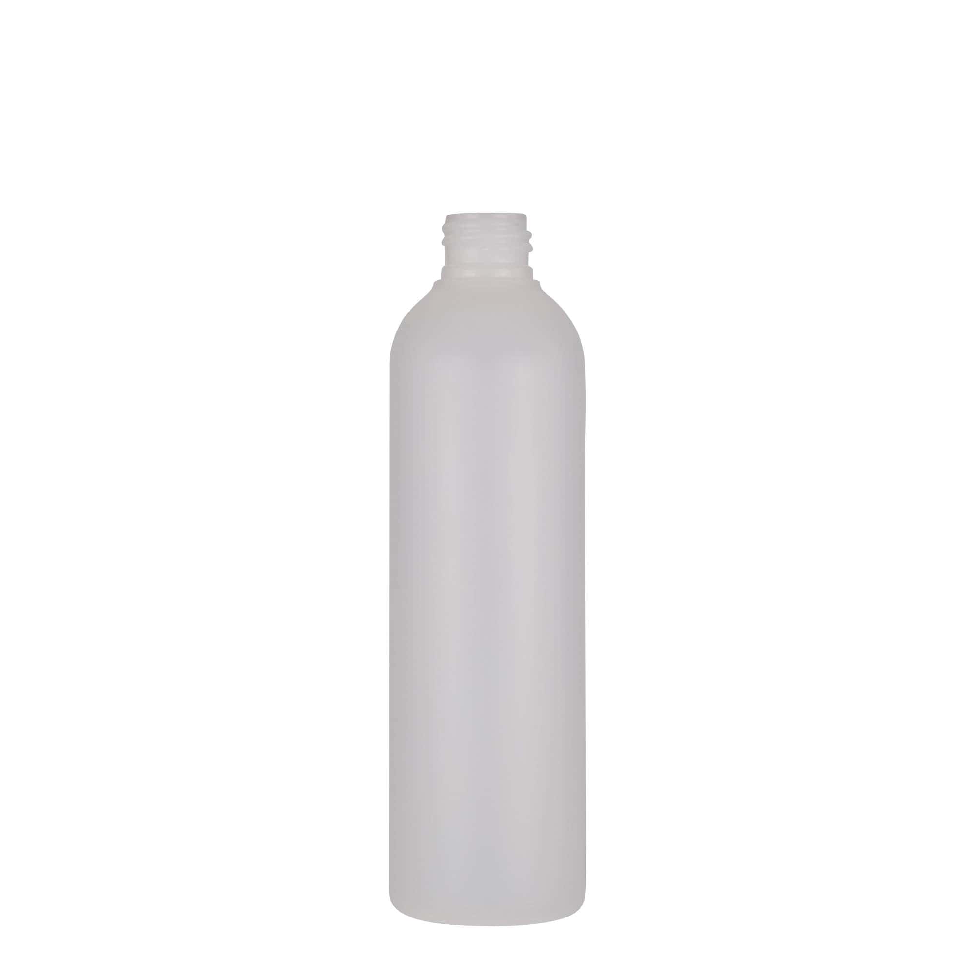 250 ml plastik şişe 'Tuffy', HDPE, doğal, ağız: 24/410