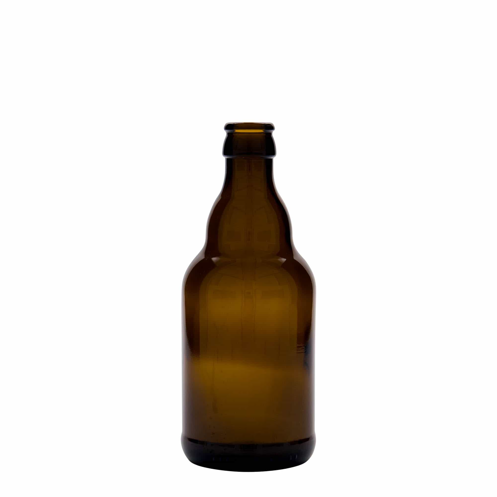 330 ml Bira Şişesi 'Steinie', Cam, Kahverengi, Ağız: Kronkorken