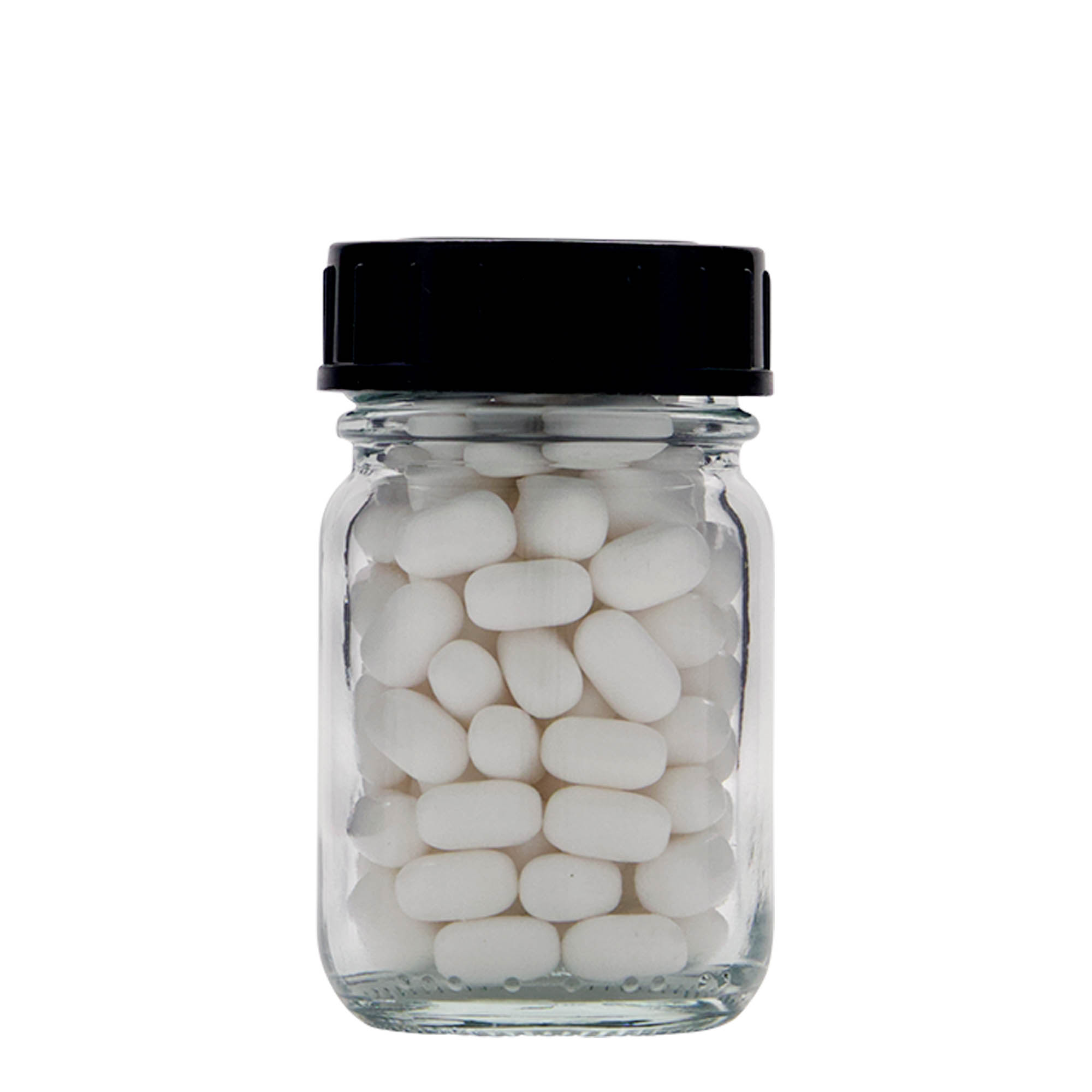 50 ml geniş ağızlı cam, ağız çapı: DIN 40