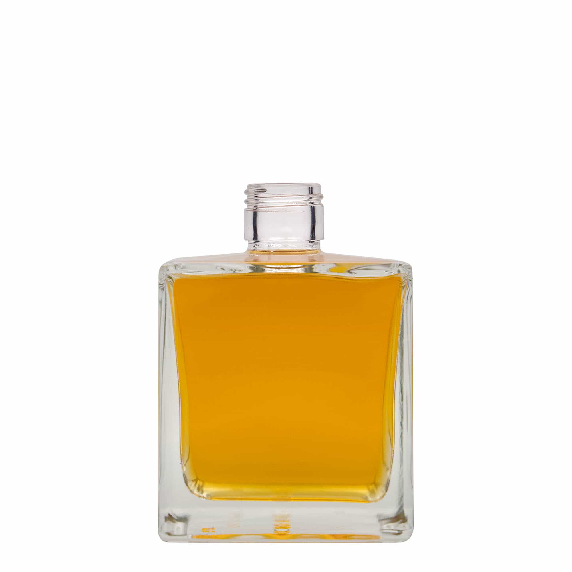 500 ml Cam şişe 'Cube', kare, ağız: PP 31,5