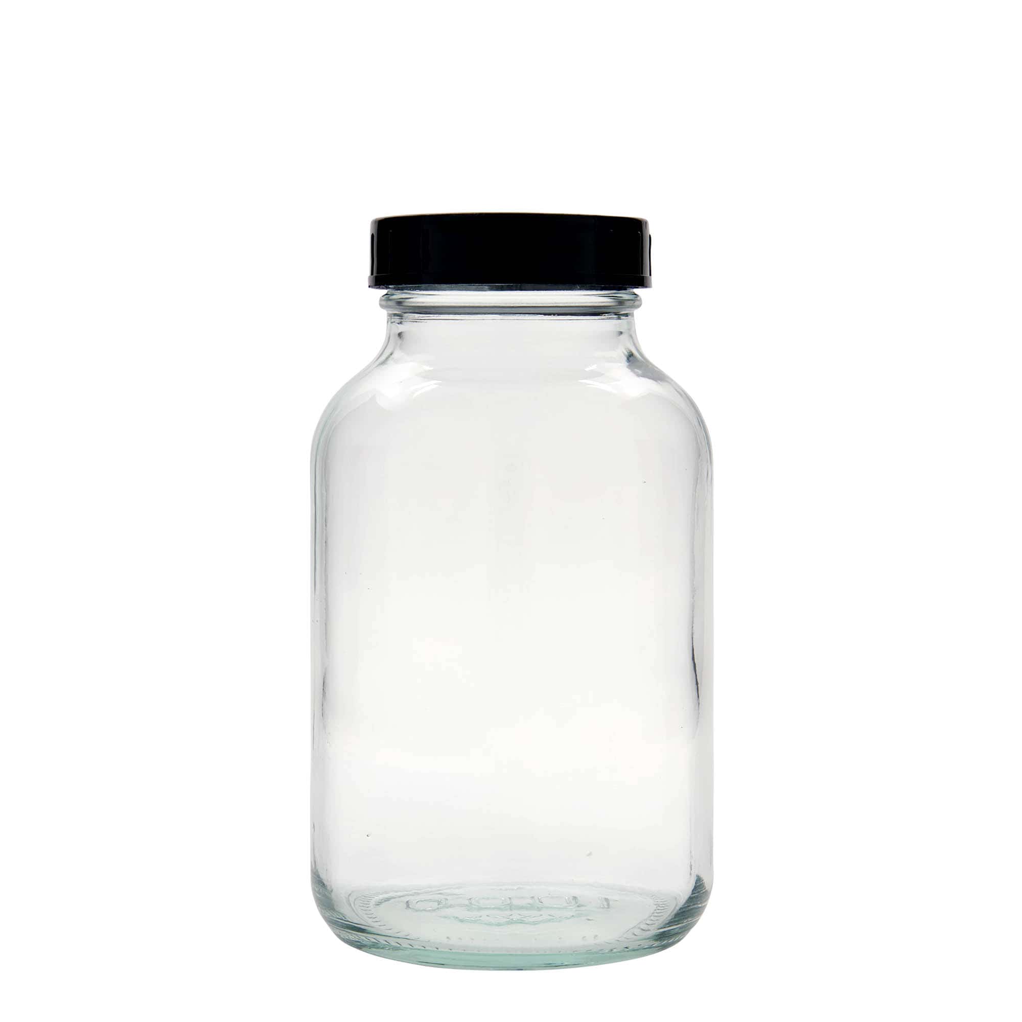 1.000 ml Geniş ağızlı cam, Ağız çapı: DIN 68