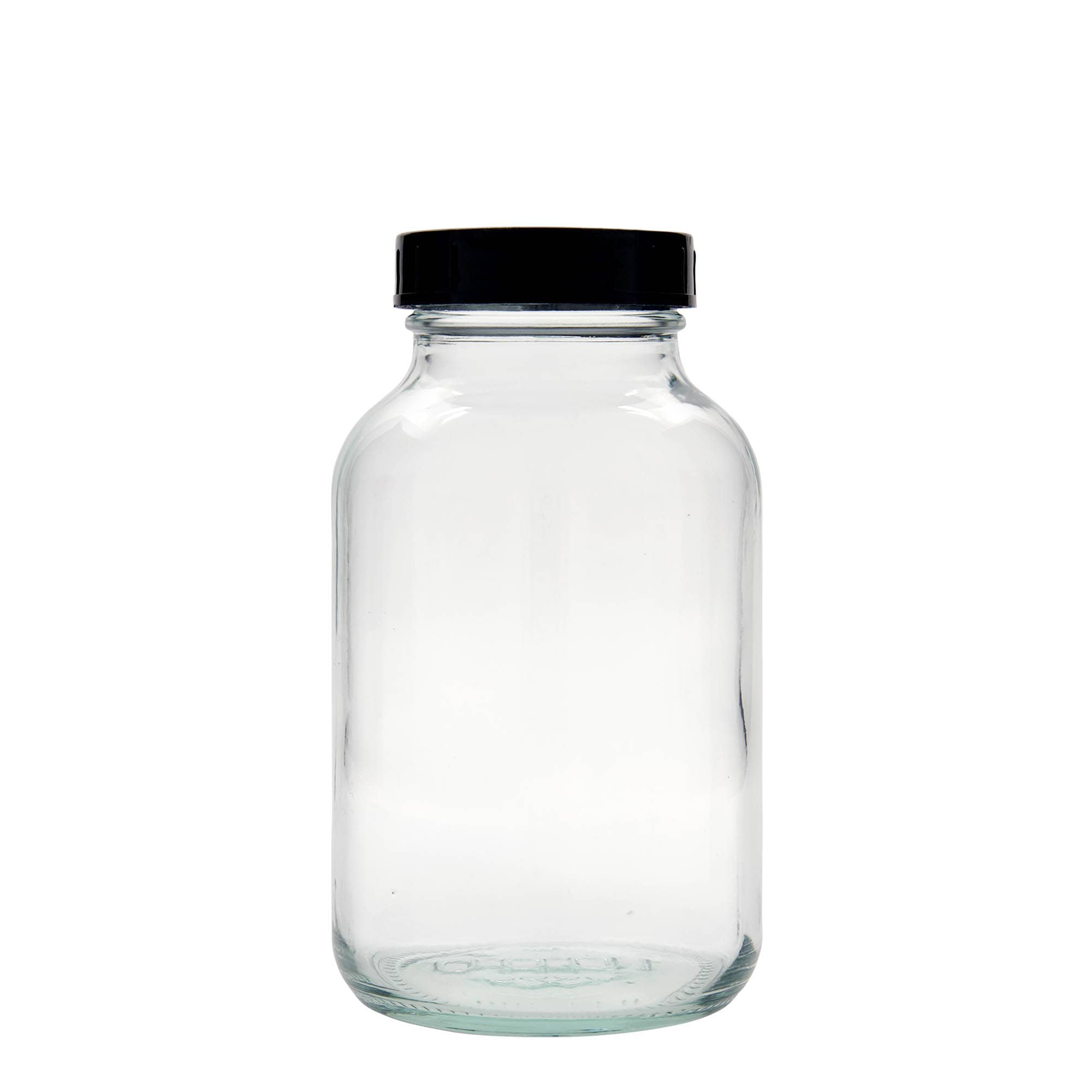 1.000 ml Geniş ağızlı cam, Ağız çapı: DIN 68