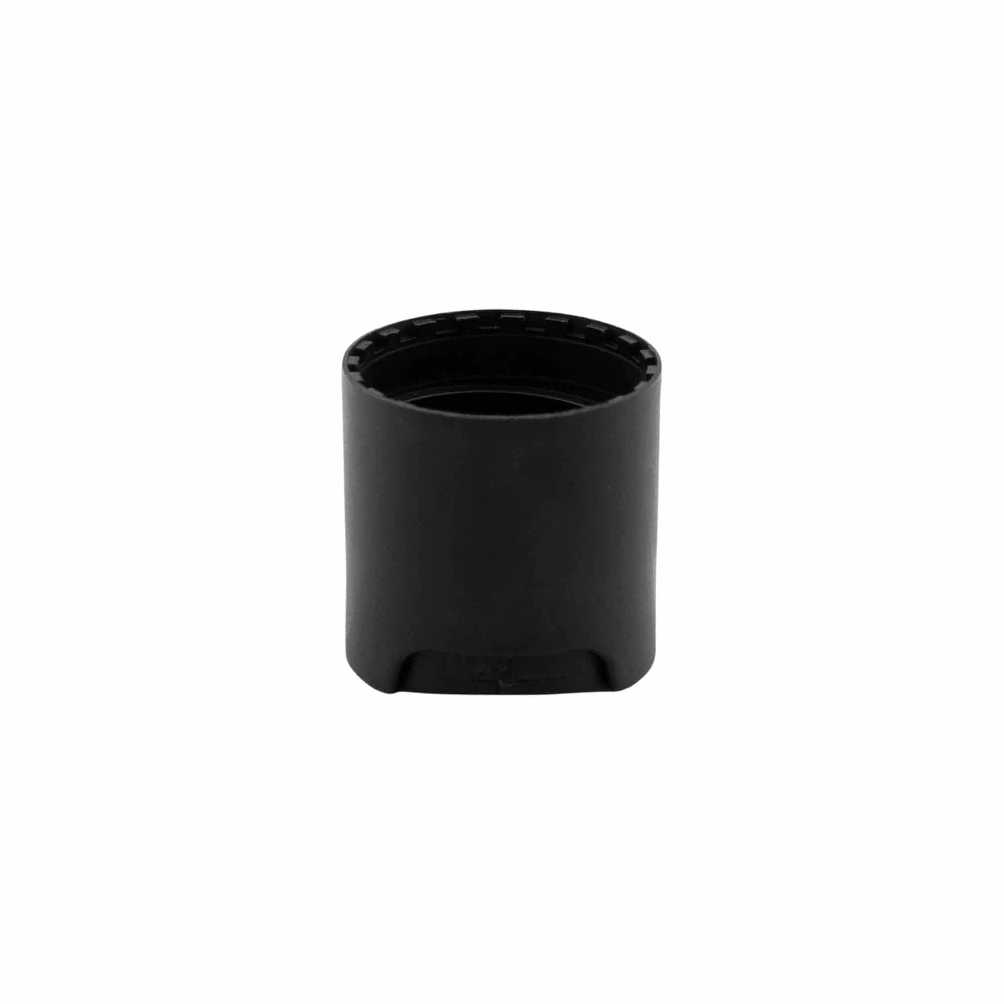 Vidalanabilir kapak Disc Top, PP plastik, siyah, ağız çapı: 24/410