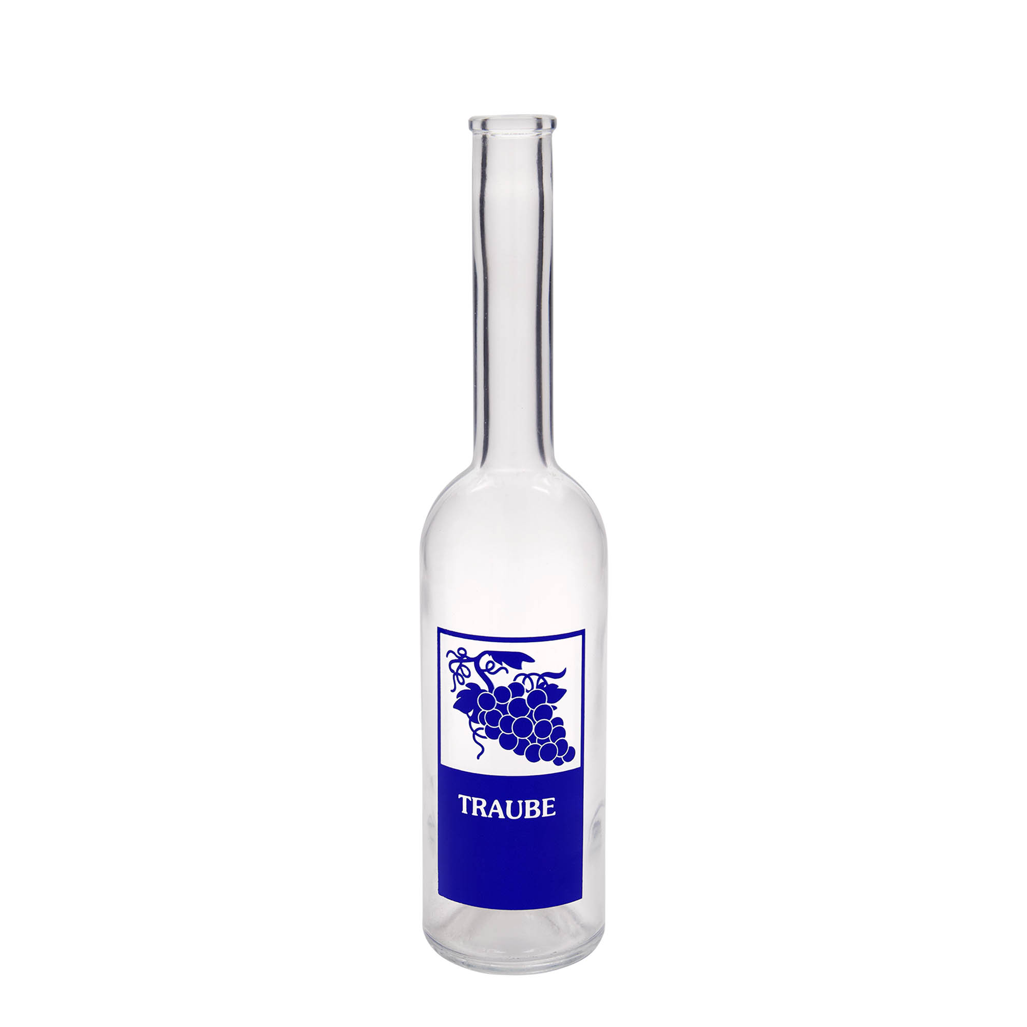 500 ml Cam Şişe 'Opera', Motif: Üzüm, Ağız: Mantar