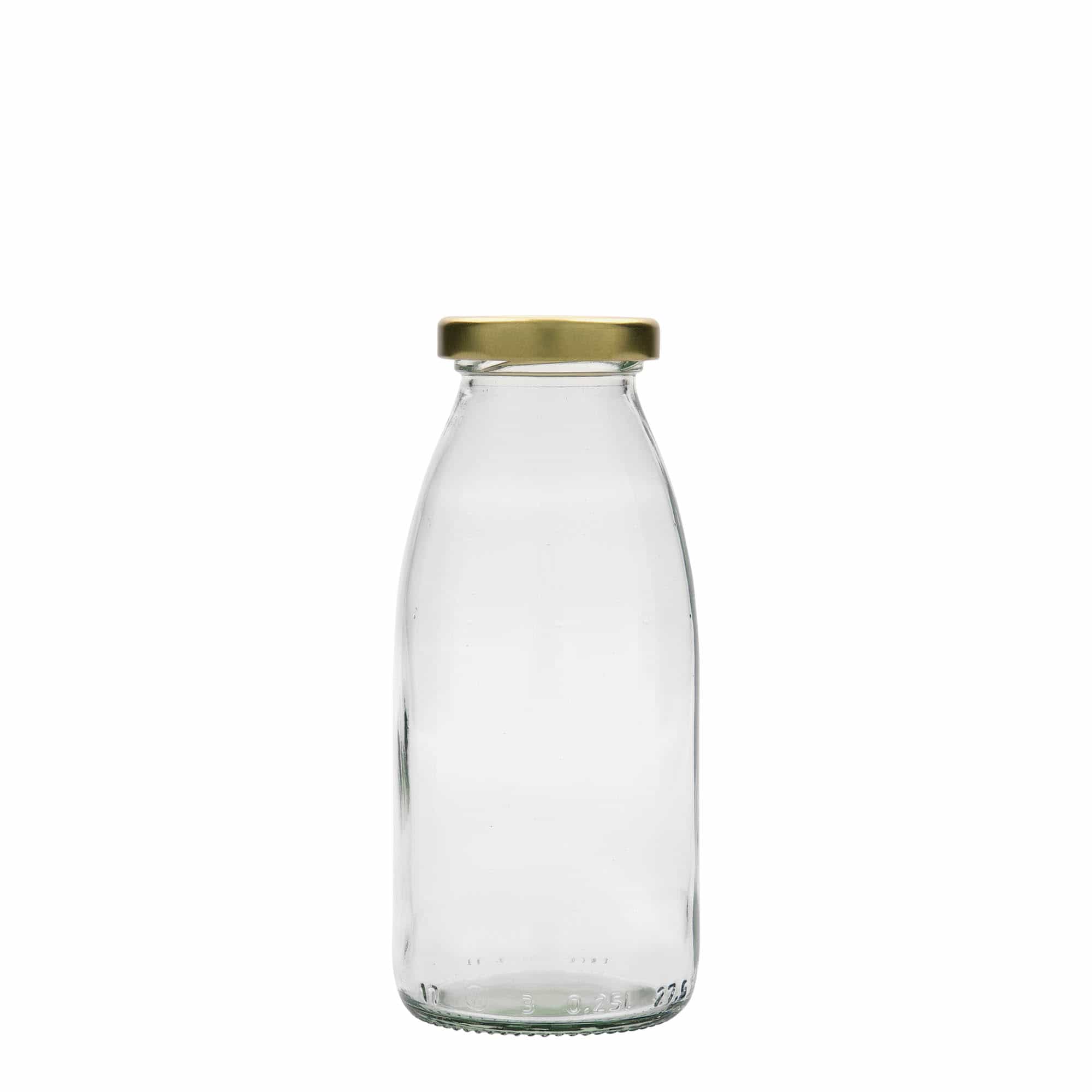 250 ml Cam Şişe Vroni #, Ağız: Twist-Off (TO 43)