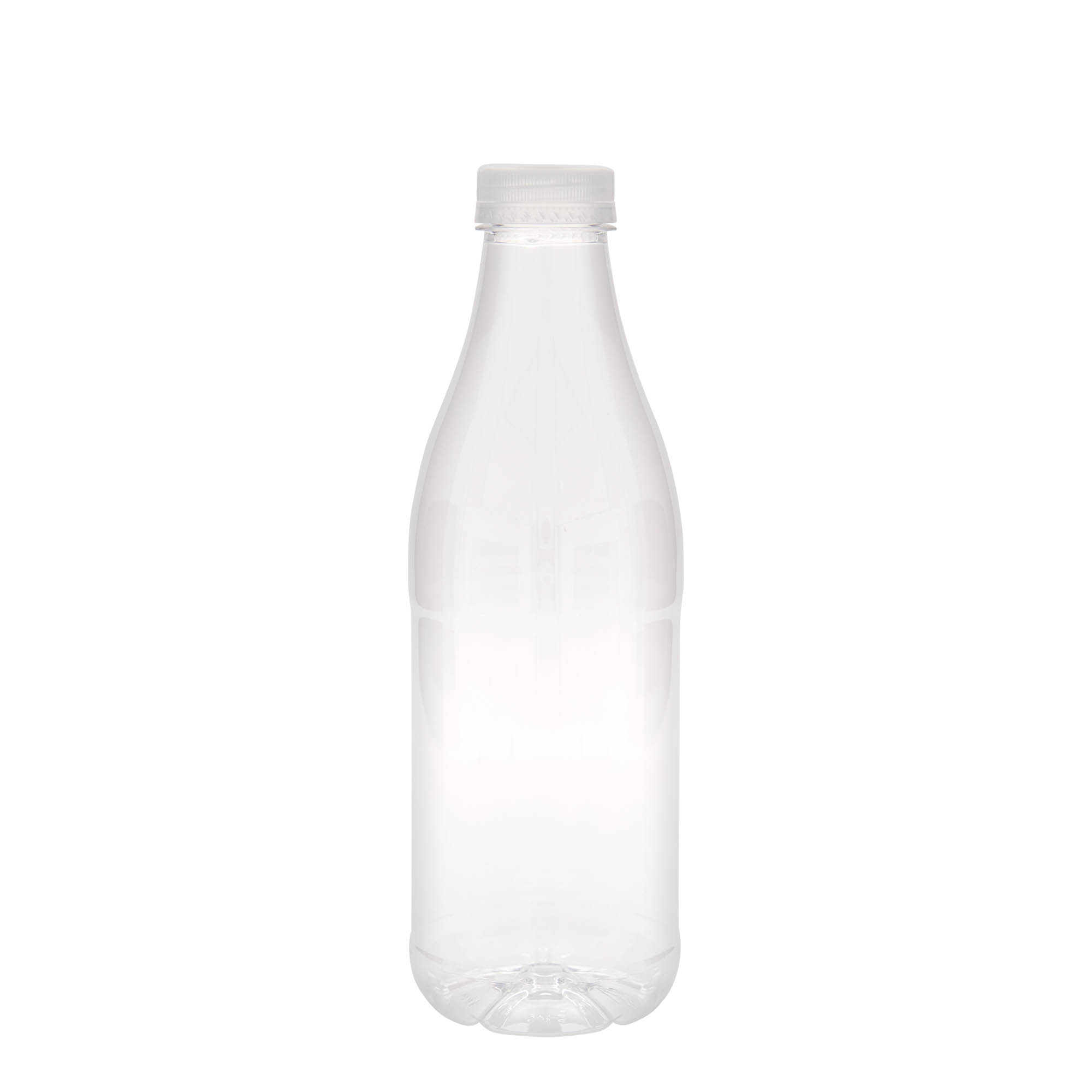 1.000 ml PET Şişe 'Süt ve Meyve Suyu', Plastik, Ağız: 38 mm