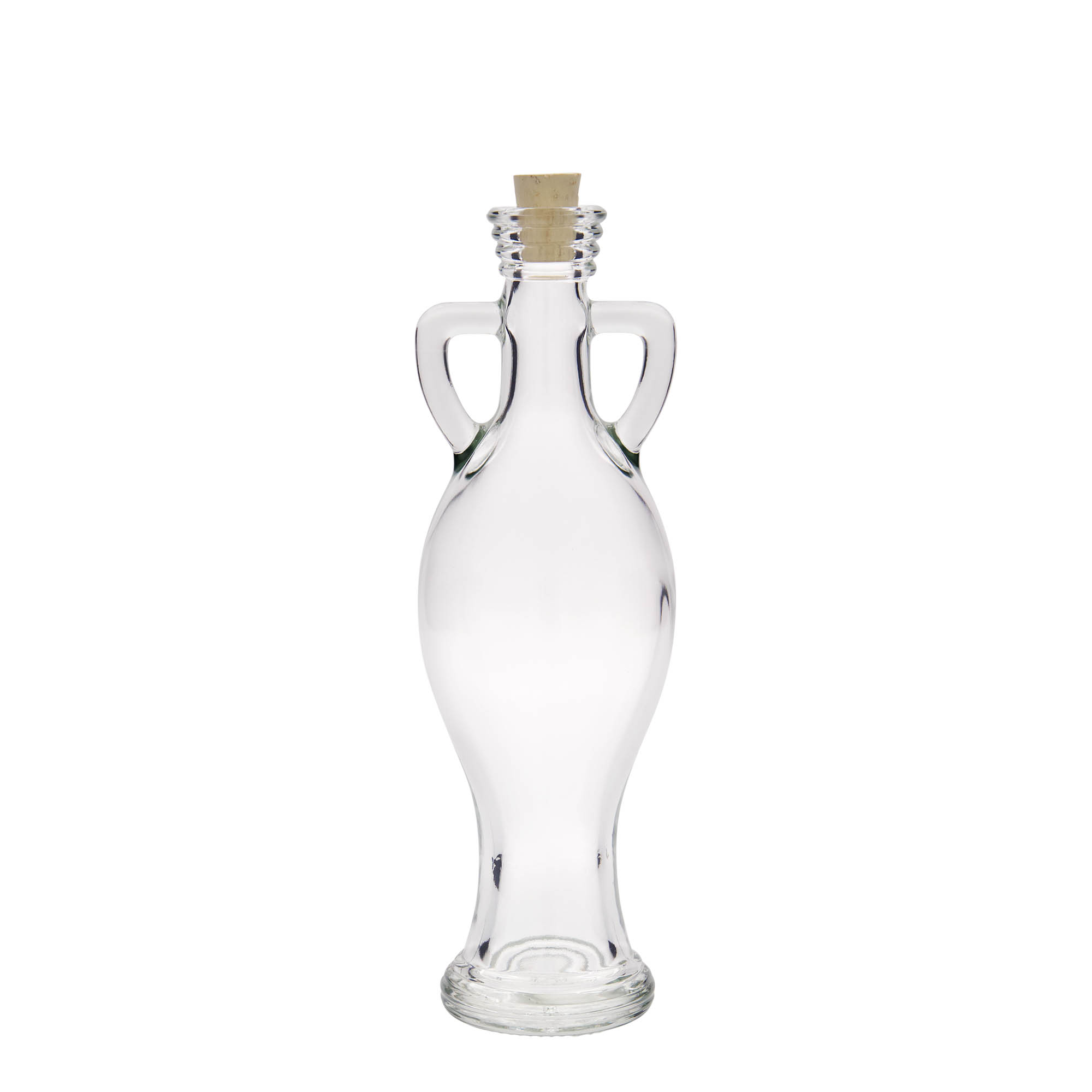 200 ml Cam şişe 'Amphore', Ağız: Mantar 200 ml Cam şişe 'Amphore', Ağız: Mantar